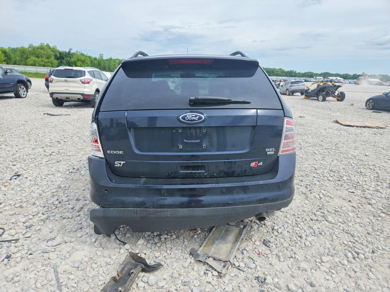 2008 Ford Edge Sel Gray vin: 2FMDK48C58BA40002