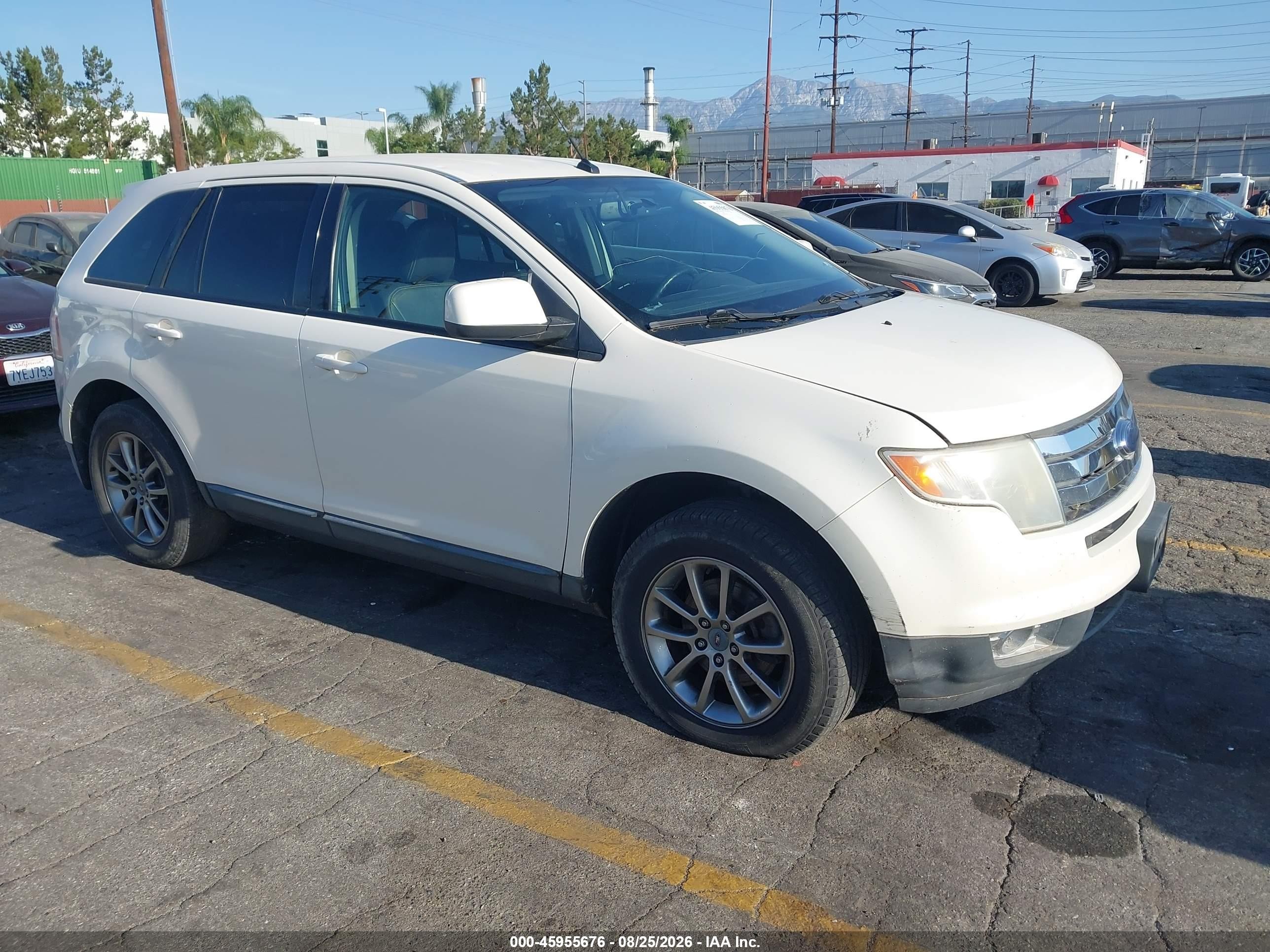 2008 Ford Edge Sel Белый vin: 2FMDK48C58BB24949
