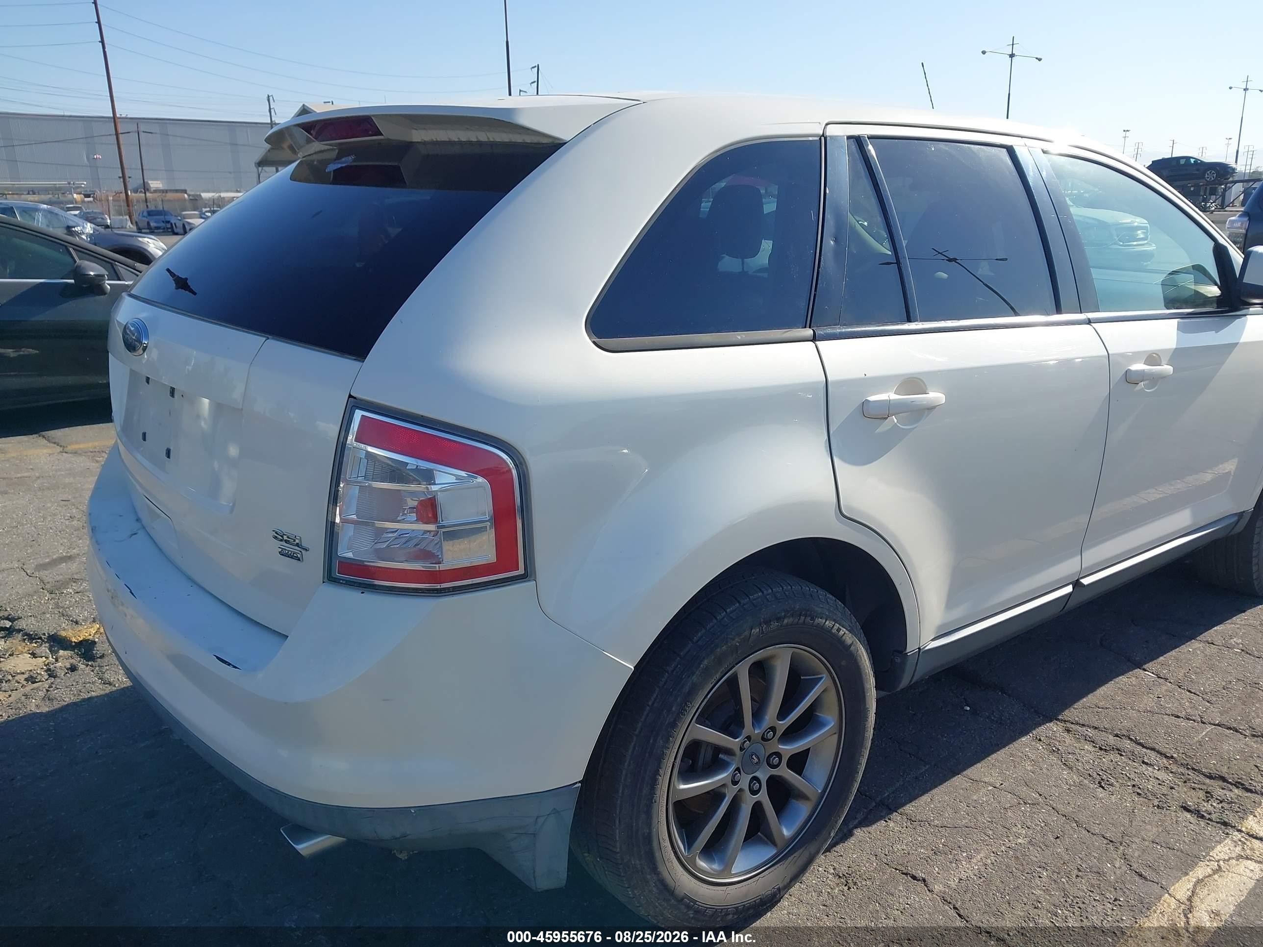 2008 Ford Edge Sel Белый vin: 2FMDK48C58BB24949