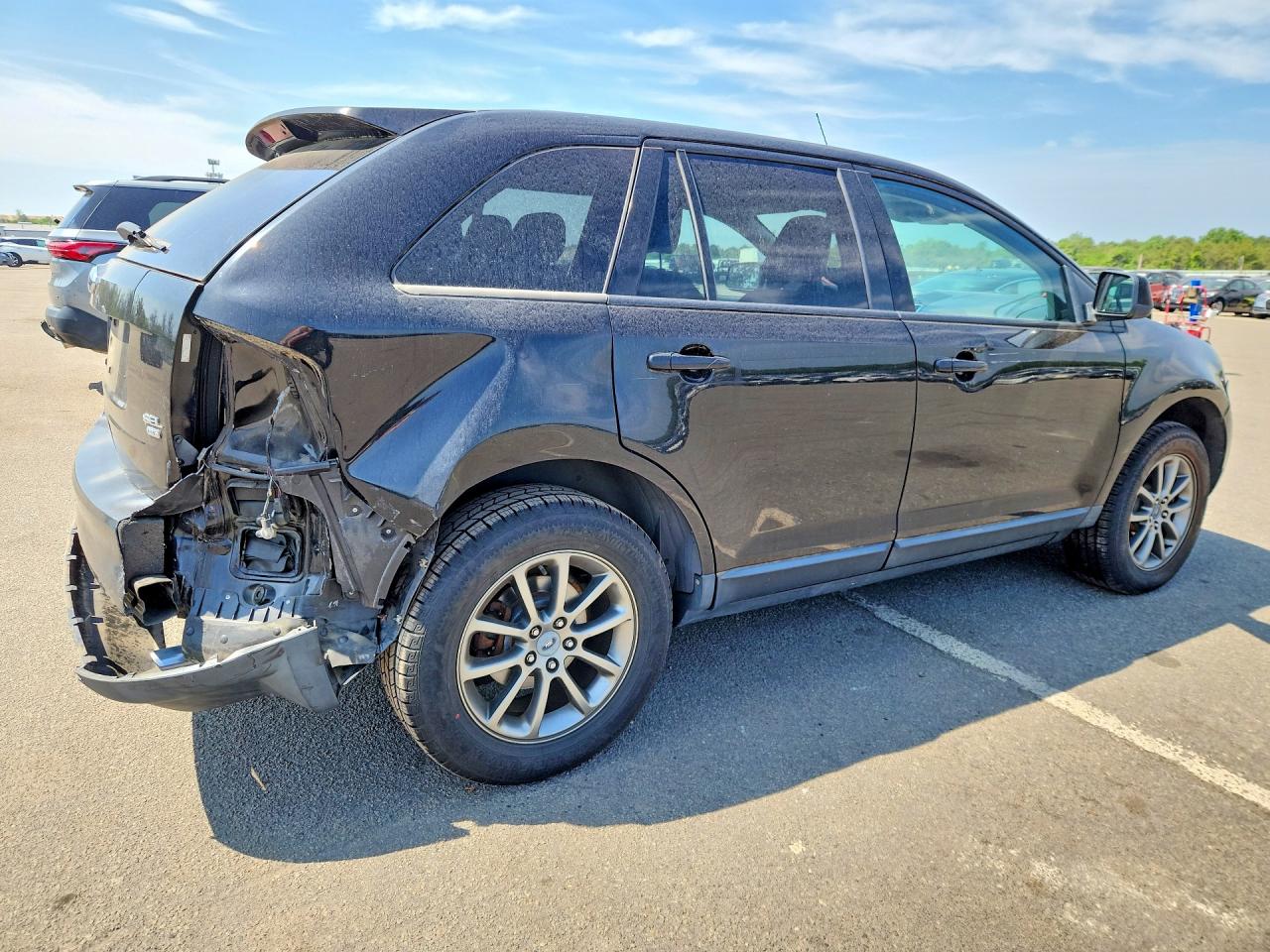2008 Ford Edge Sel Black vin: 2FMDK48C58BB31271