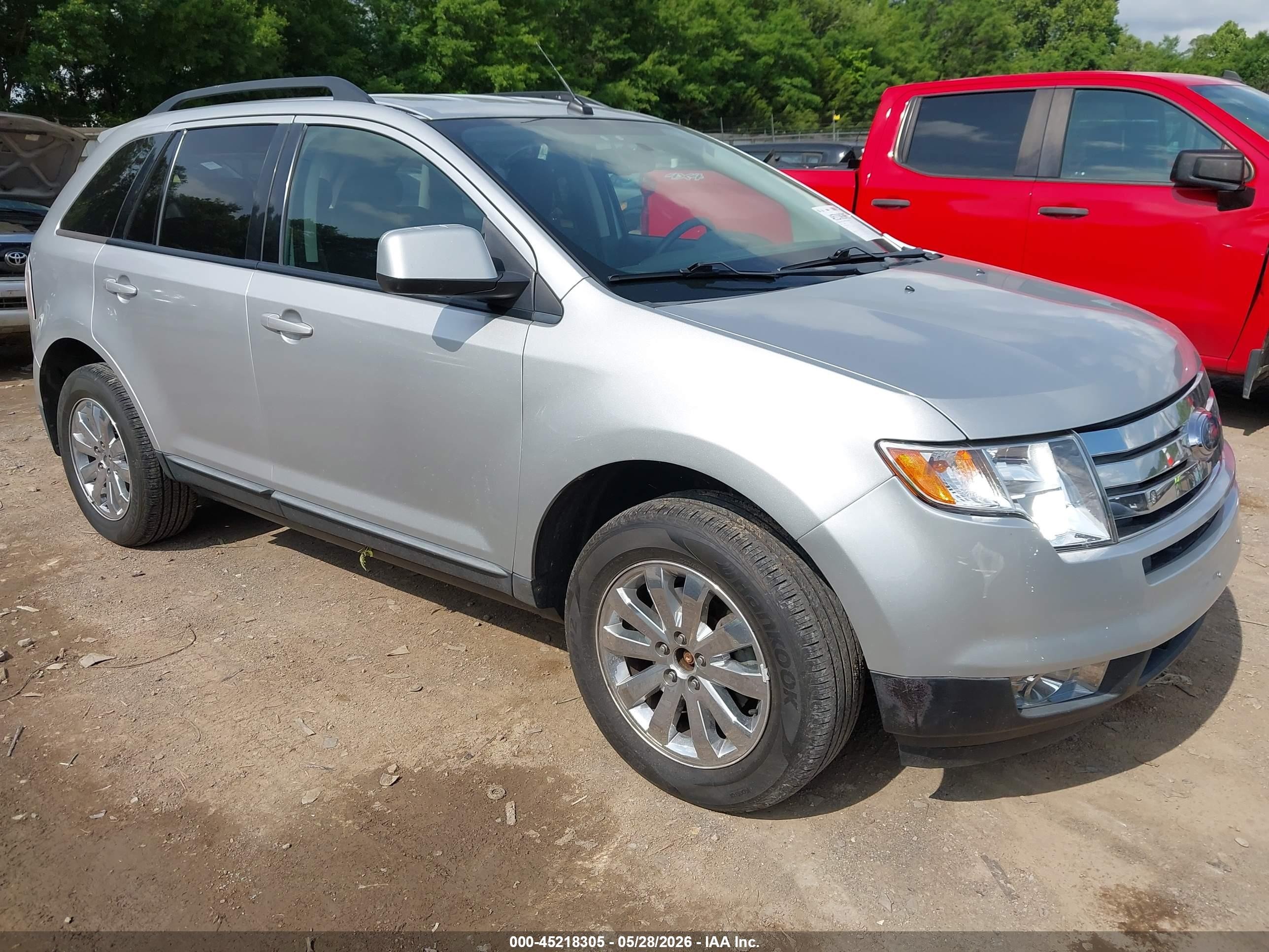 2009 Ford Edge Sel Silver vin: 2FMDK48C59BA69985