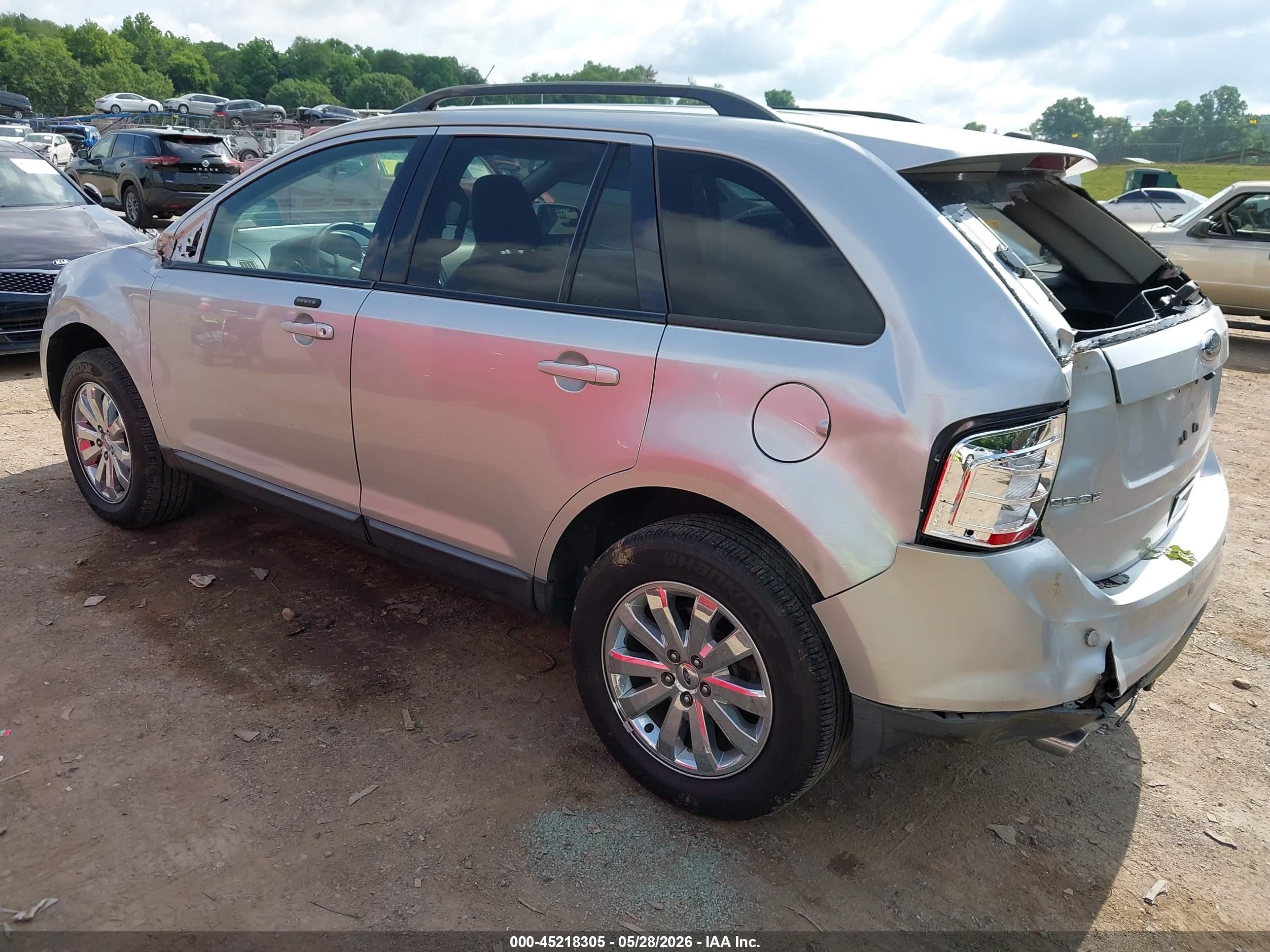 2009 Ford Edge Sel Silver vin: 2FMDK48C59BA69985