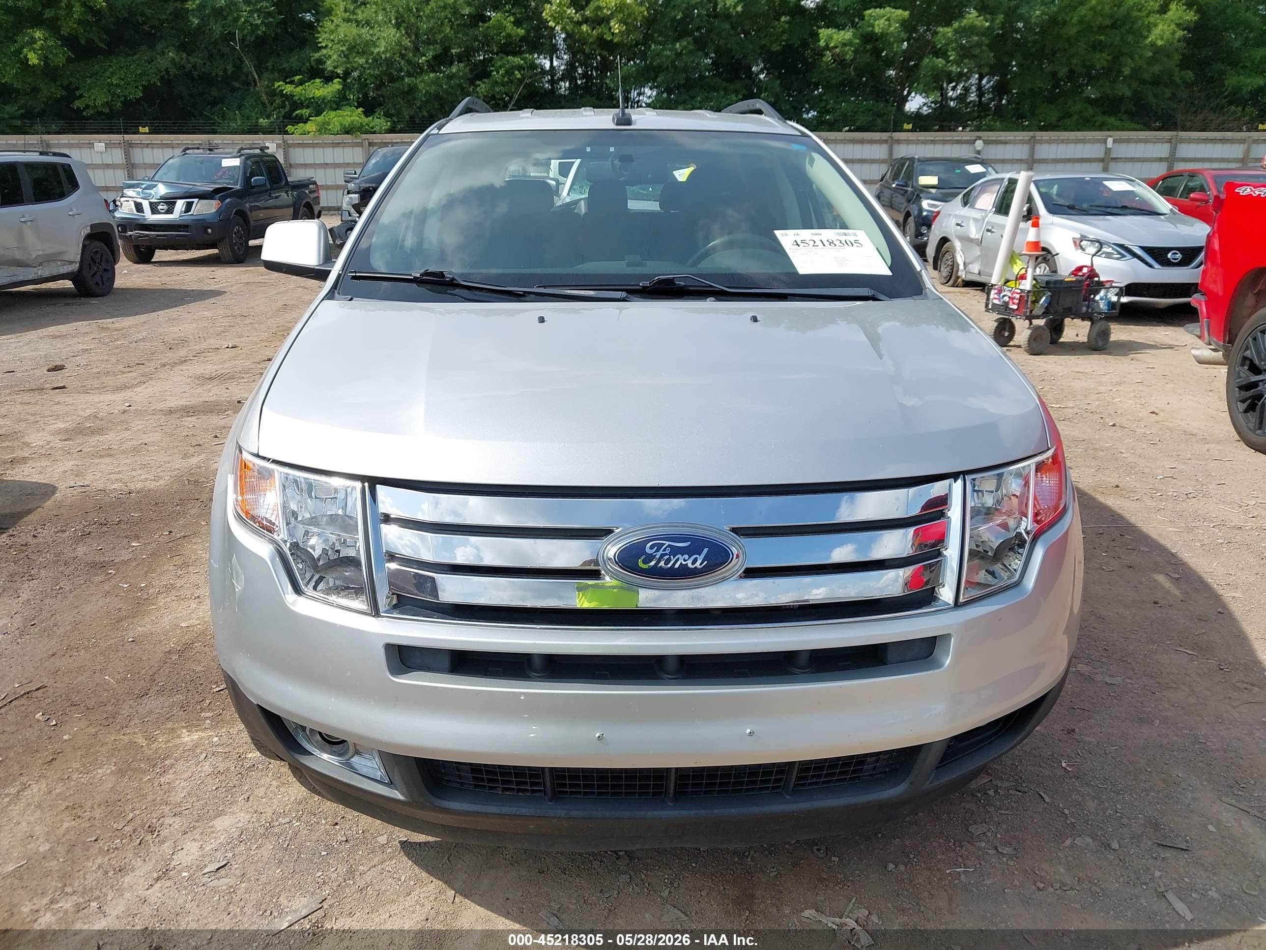 2009 Ford Edge Sel Silver vin: 2FMDK48C59BA69985
