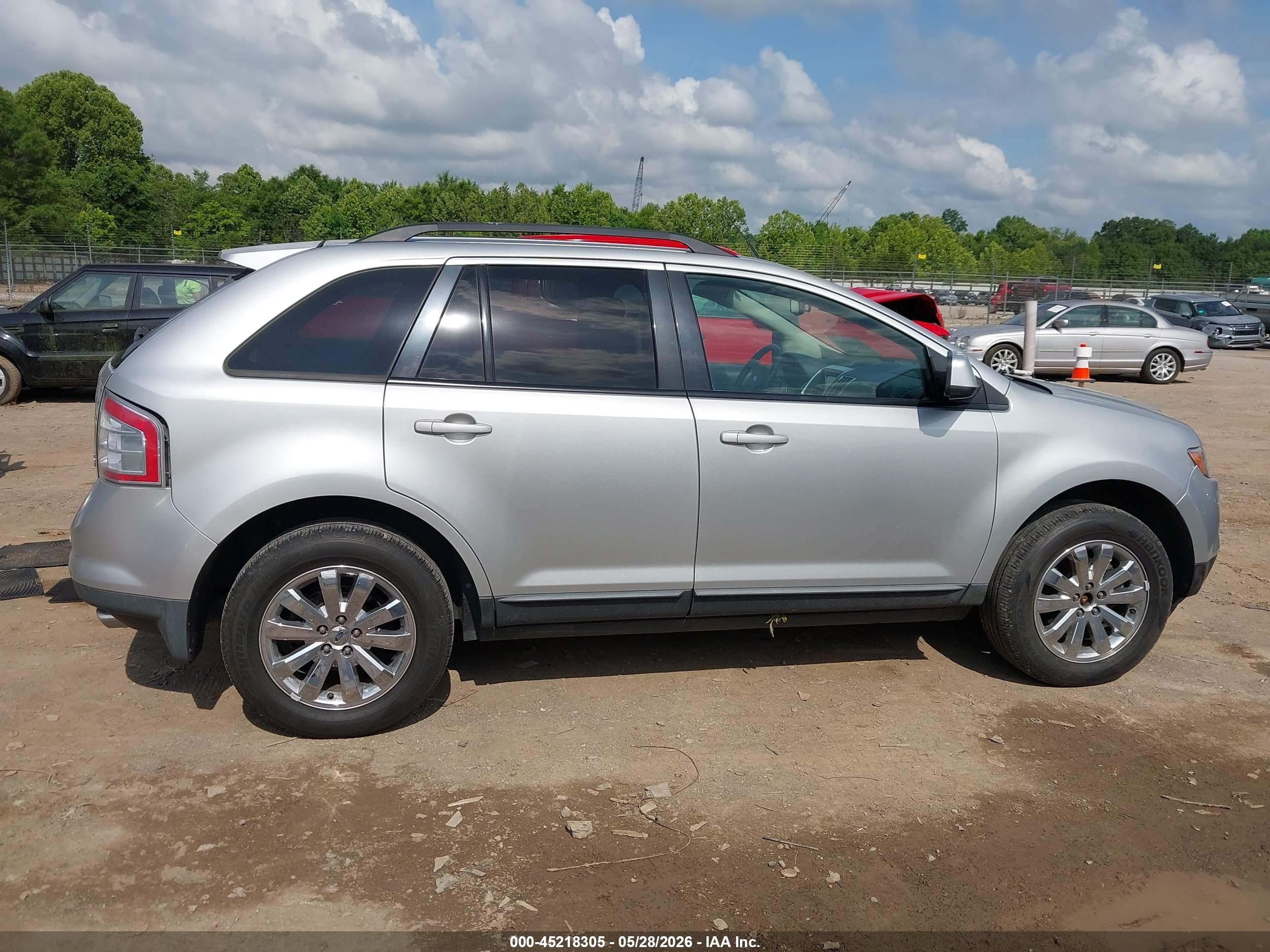 2009 Ford Edge Sel Silver vin: 2FMDK48C59BA69985