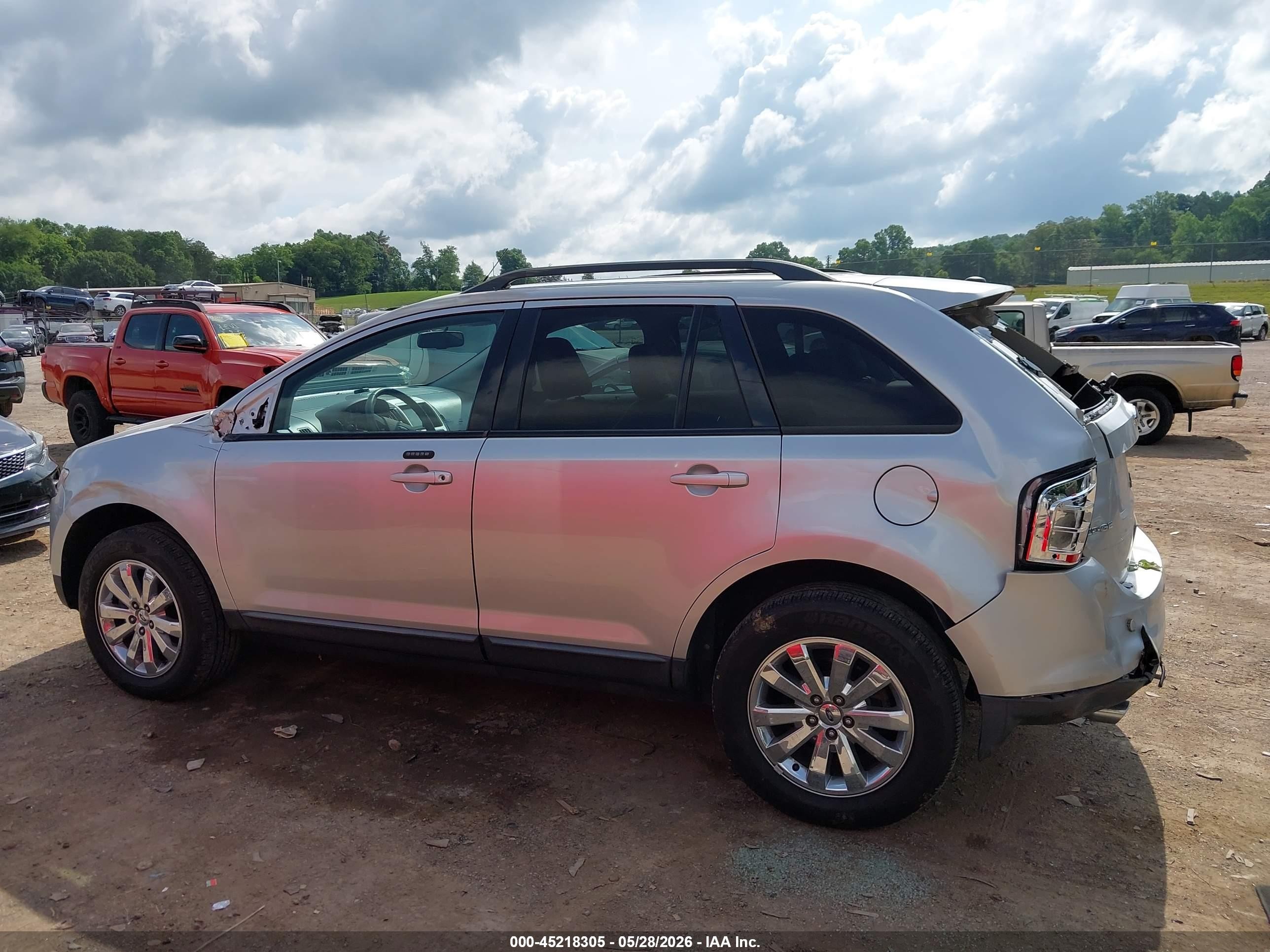 2009 Ford Edge Sel Silver vin: 2FMDK48C59BA69985