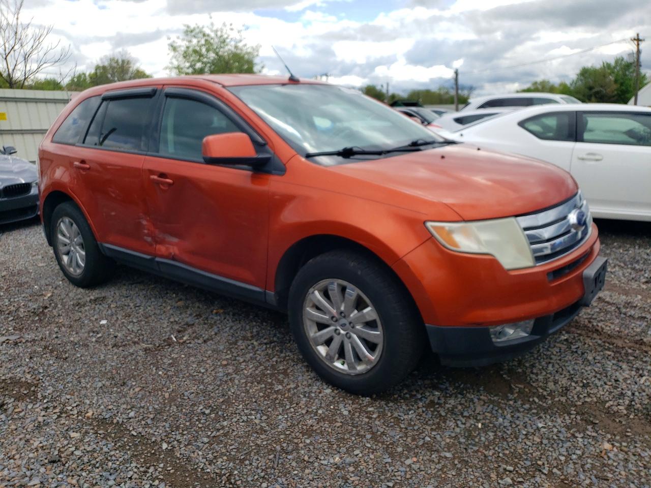 2007 Ford Edge Sel Orange vin: 2FMDK48C67BA51413