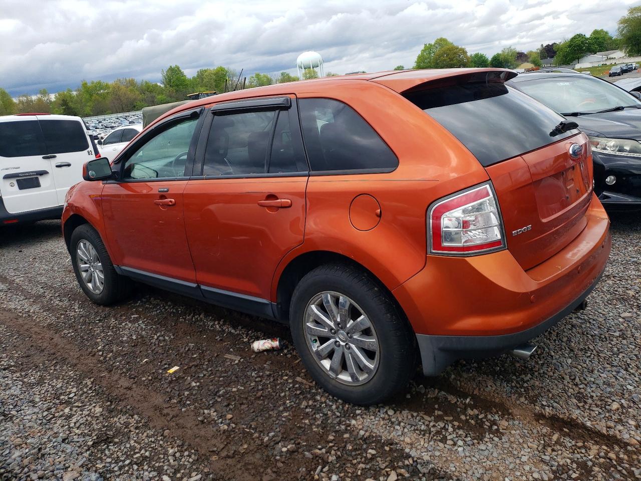 2007 Ford Edge Sel Orange vin: 2FMDK48C67BA51413