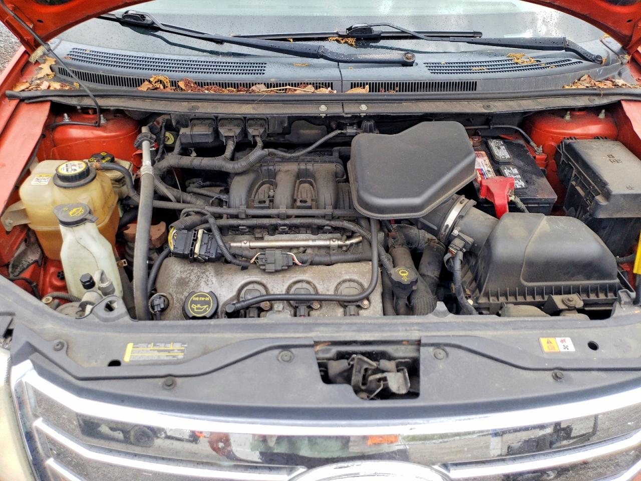 2007 Ford Edge Sel Orange vin: 2FMDK48C67BA51413