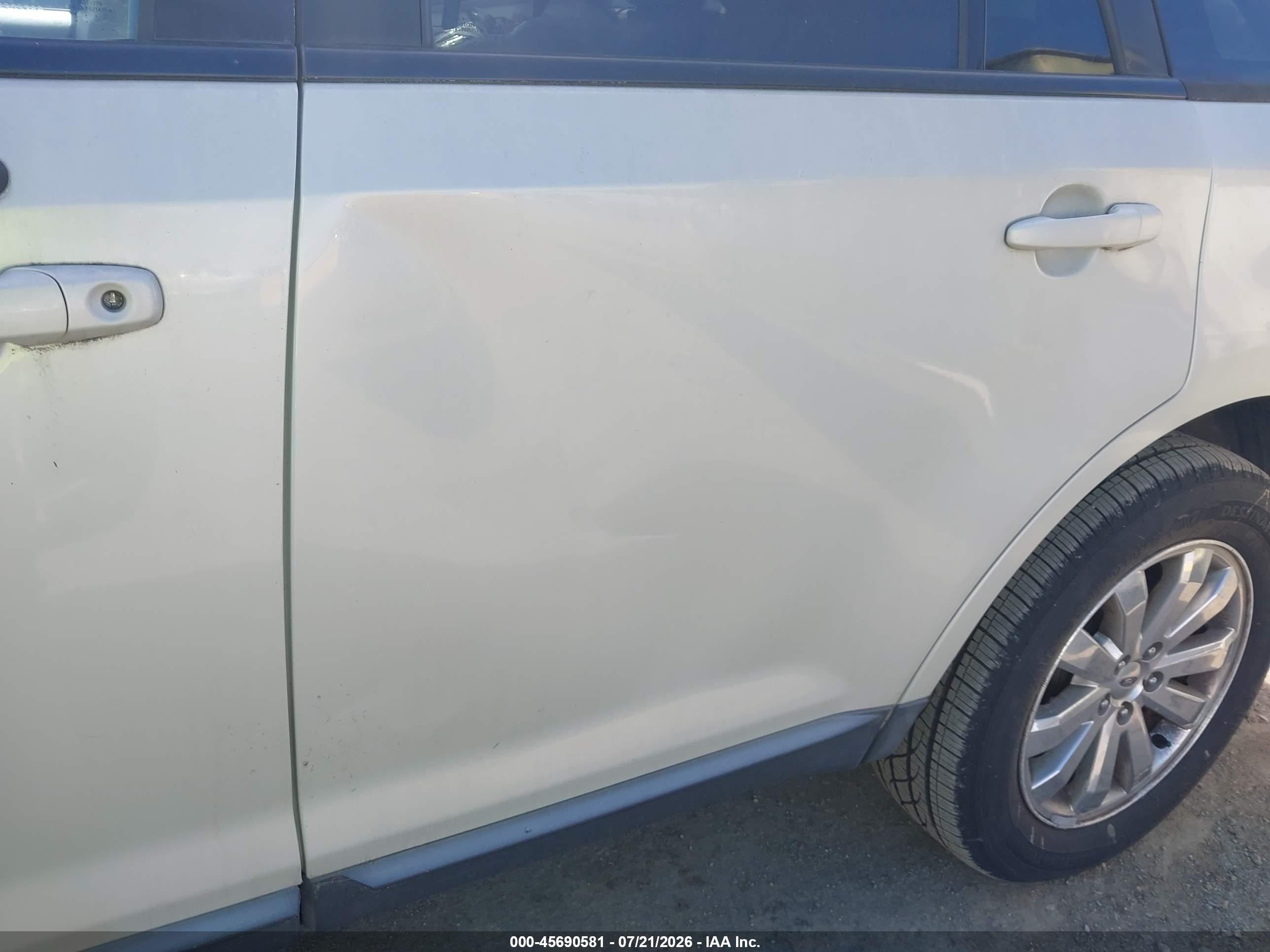 2007 Ford Edge Sel Кремовый vin: 2FMDK48C67BA87974