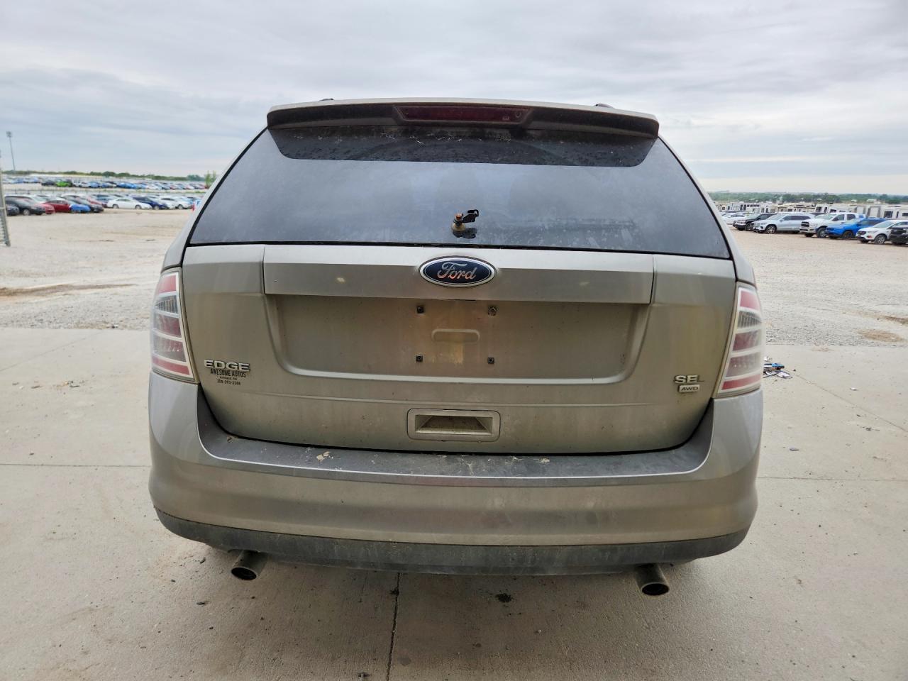 2008 Ford Edge Sel Gray vin: 2FMDK48C68BA09339