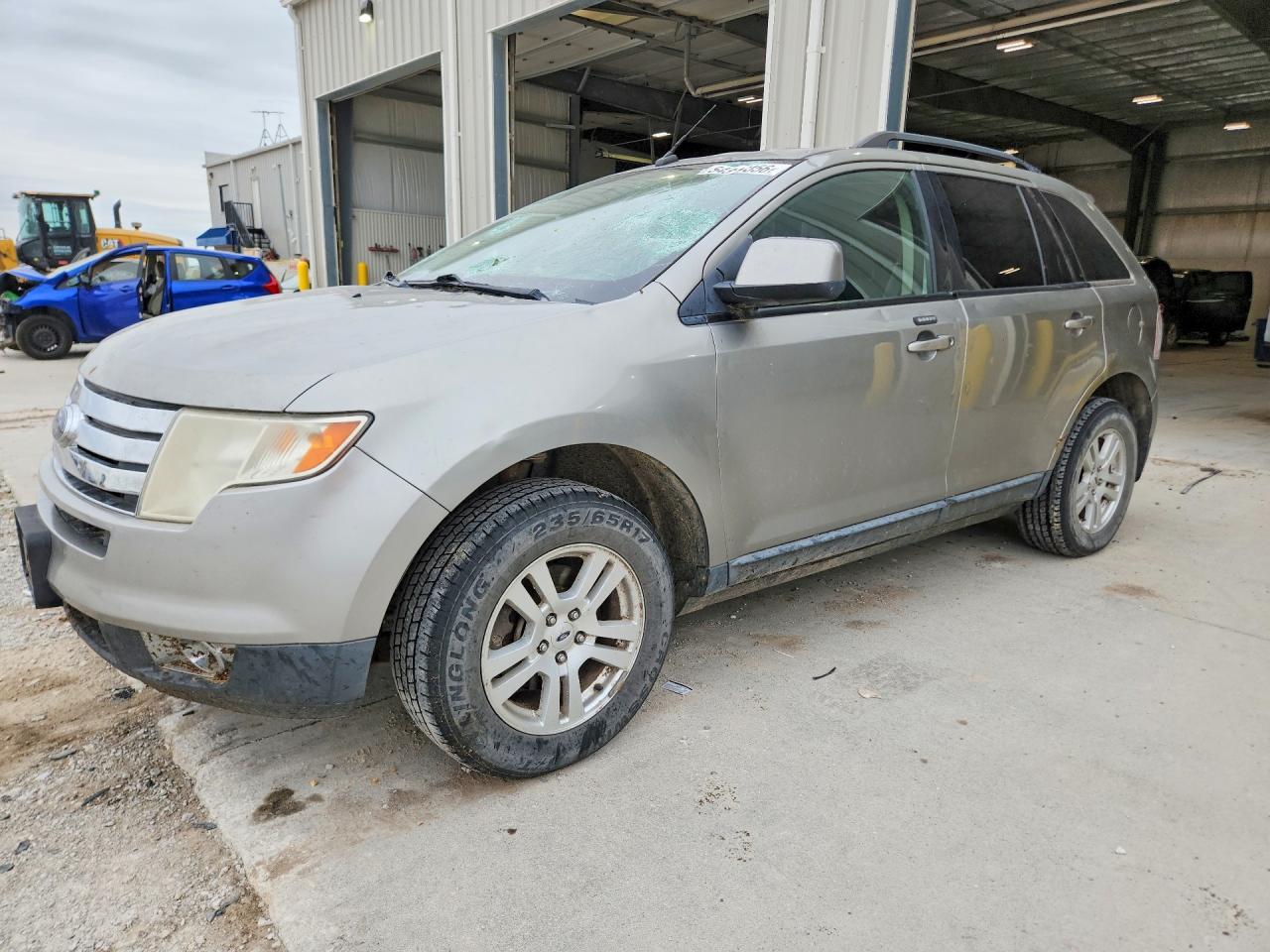 2008 Ford Edge Sel Gray vin: 2FMDK48C68BA09339