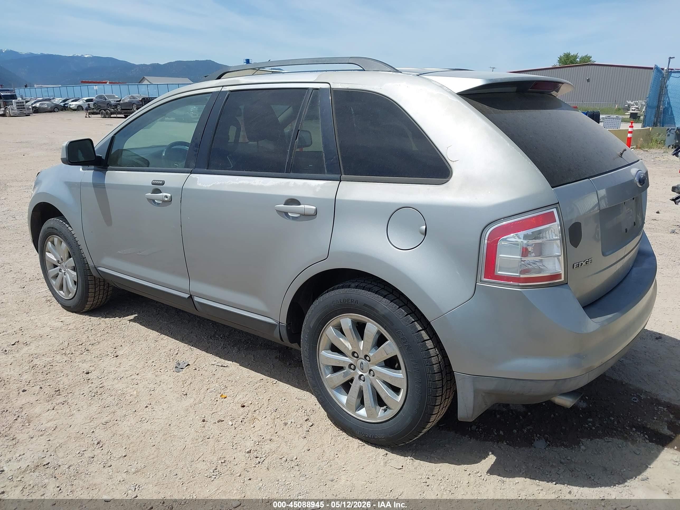 2007 Ford Edge Sel Silver vin: 2FMDK48C77BB02739