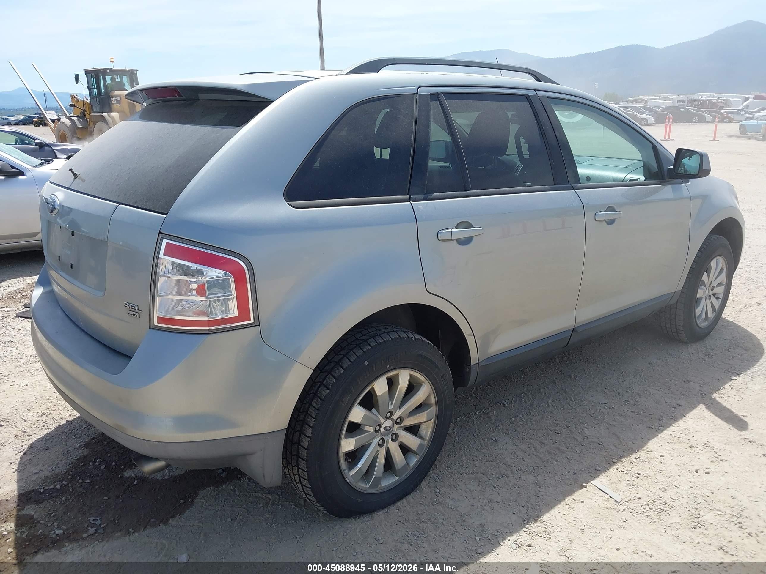 2007 Ford Edge Sel Silver vin: 2FMDK48C77BB02739