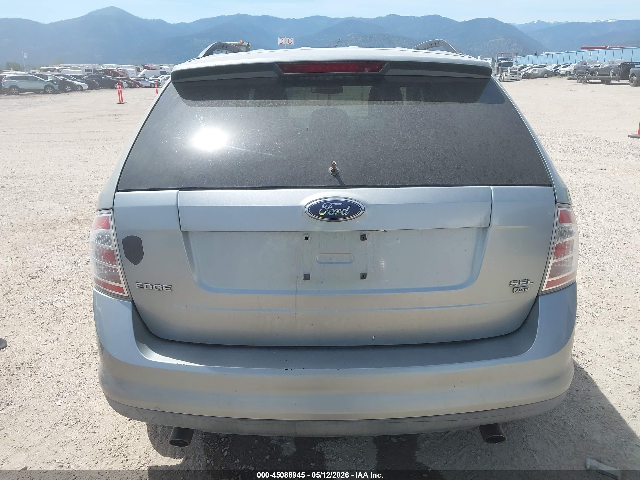 2007 Ford Edge Sel Silver vin: 2FMDK48C77BB02739