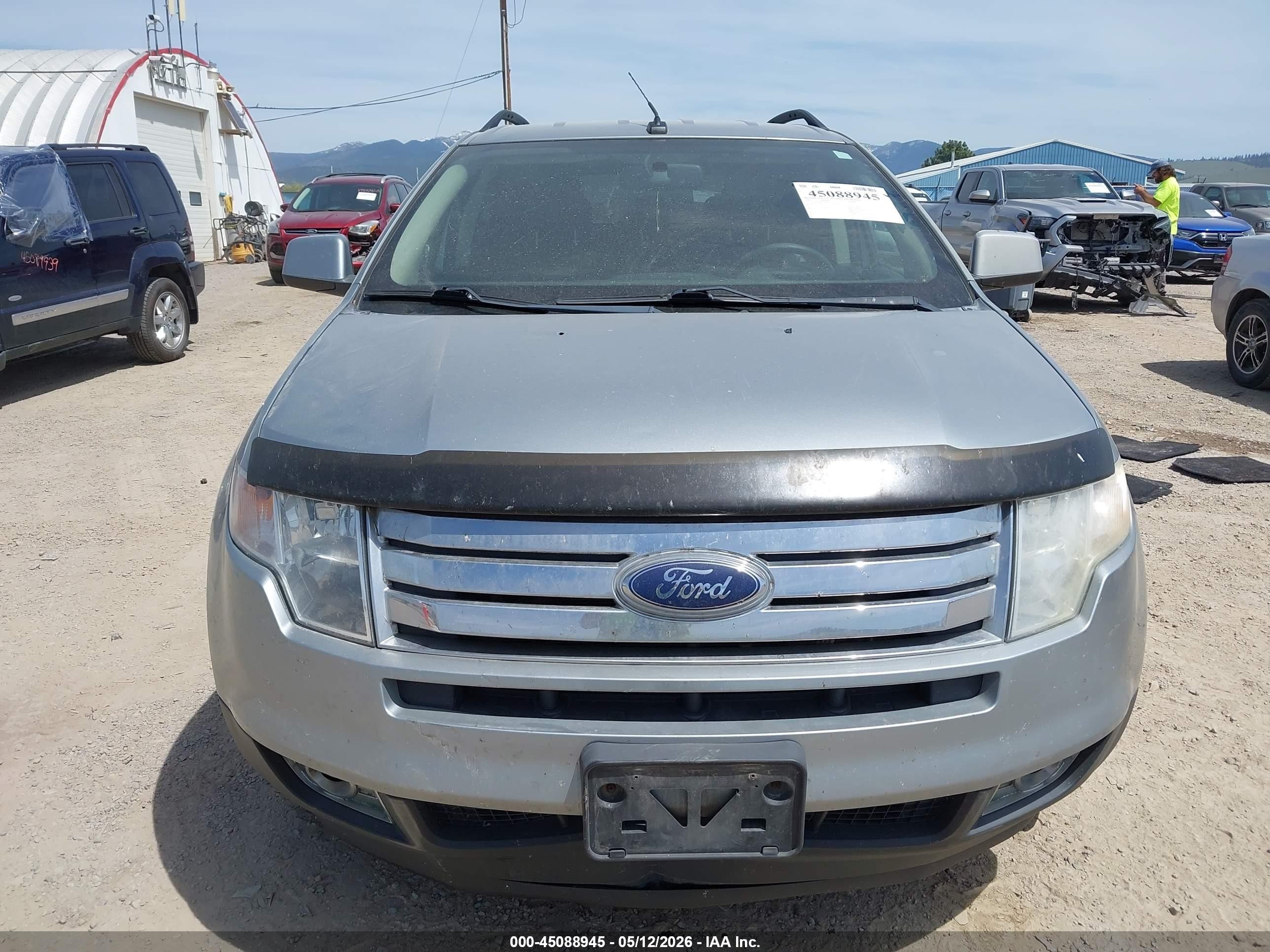 2007 Ford Edge Sel Silver vin: 2FMDK48C77BB02739