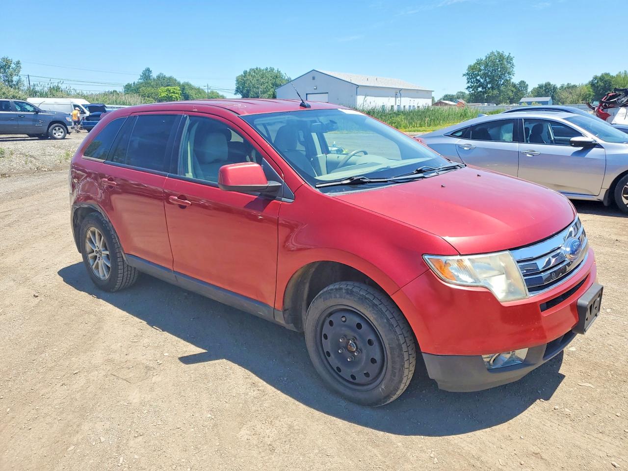 2007 Ford Edge Sel Red vin: 2FMDK48C77BB51021