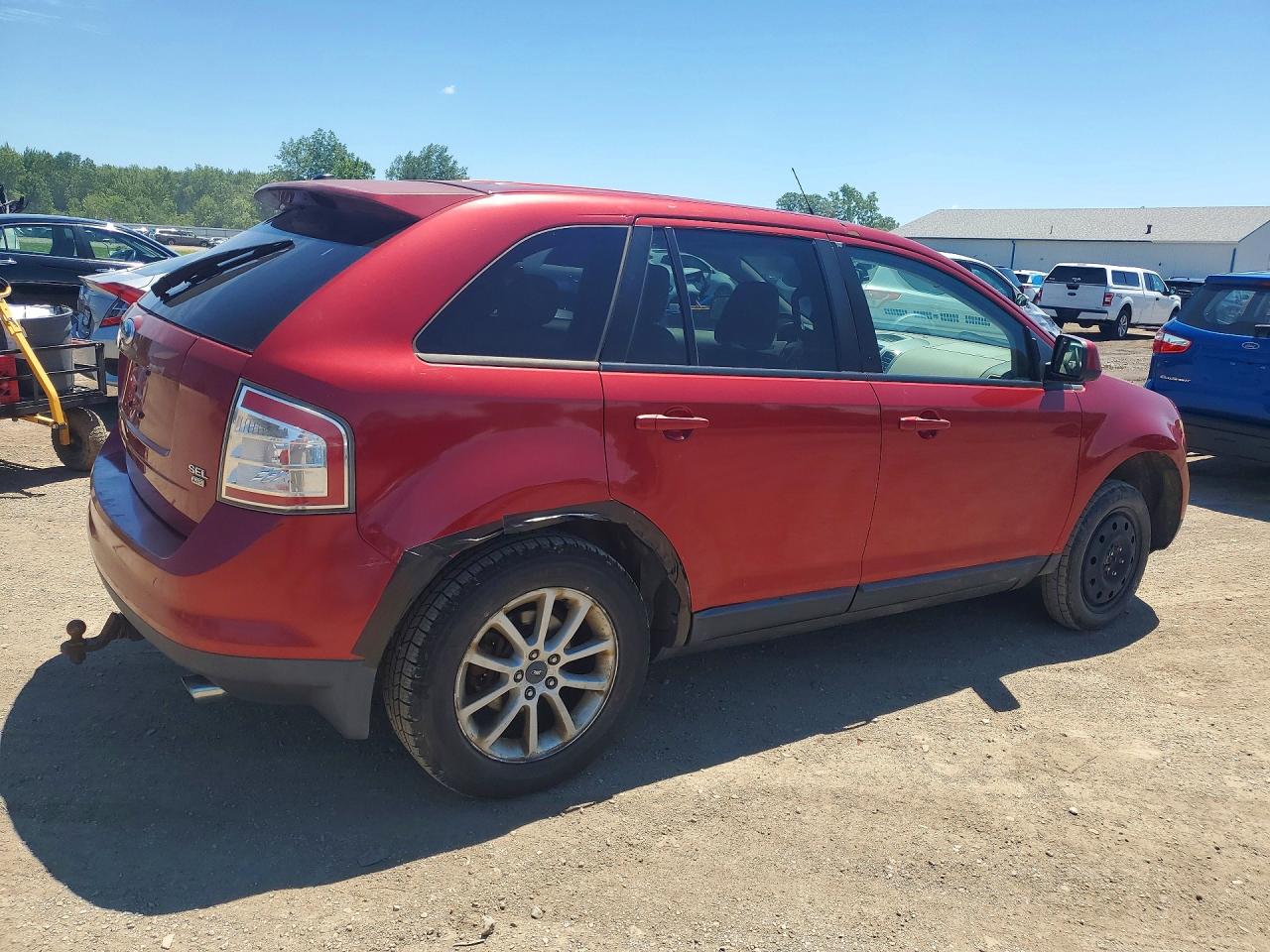 2007 Ford Edge Sel Red vin: 2FMDK48C77BB51021