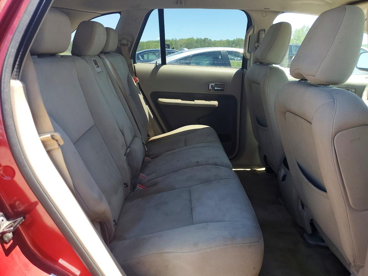 2007 Ford Edge Sel Red vin: 2FMDK48C77BB51021