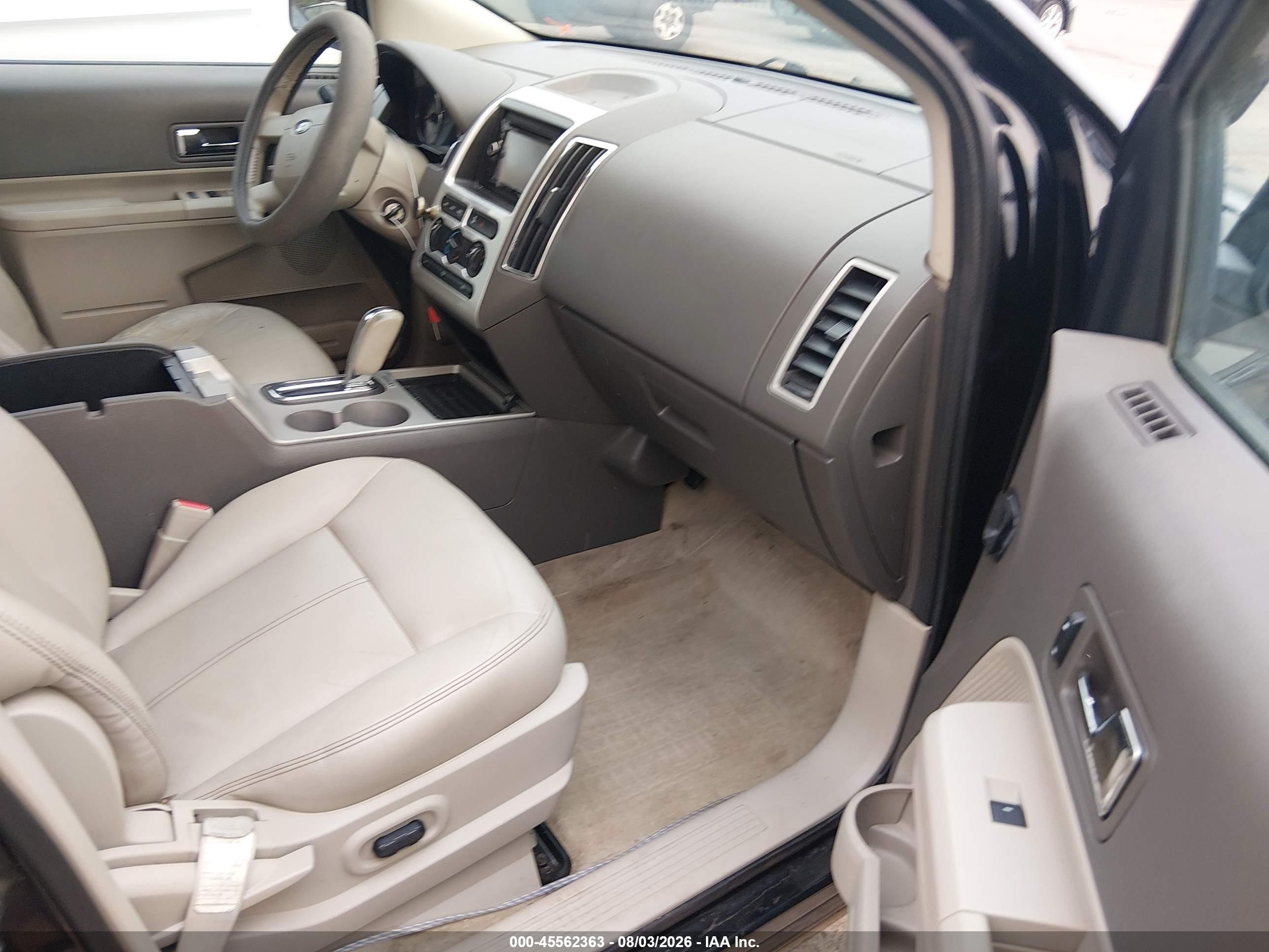 2008 Ford Edge Sel Black vin: 2FMDK48C78BA38851