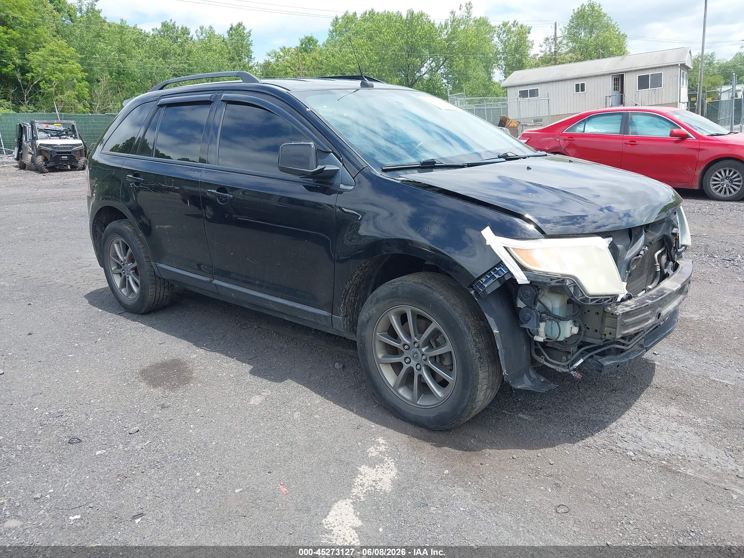 2008 Ford Edge Sel Black vin: 2FMDK48C78BB26508
