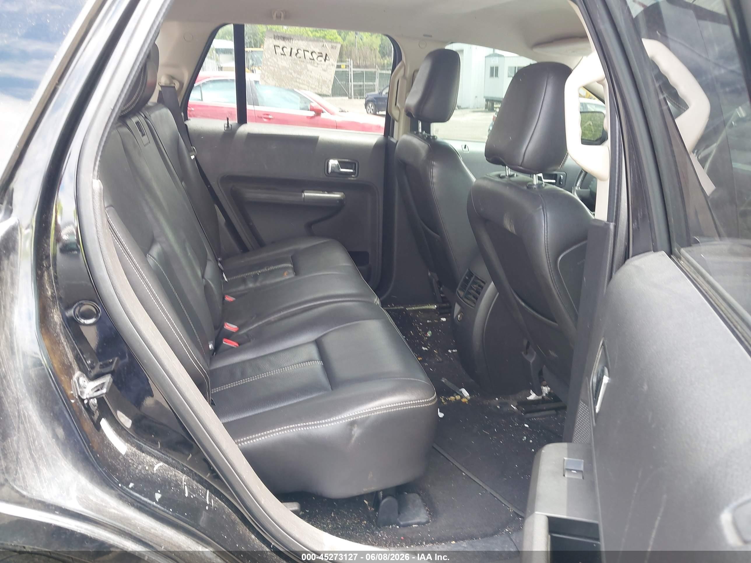 2008 Ford Edge Sel Black vin: 2FMDK48C78BB26508