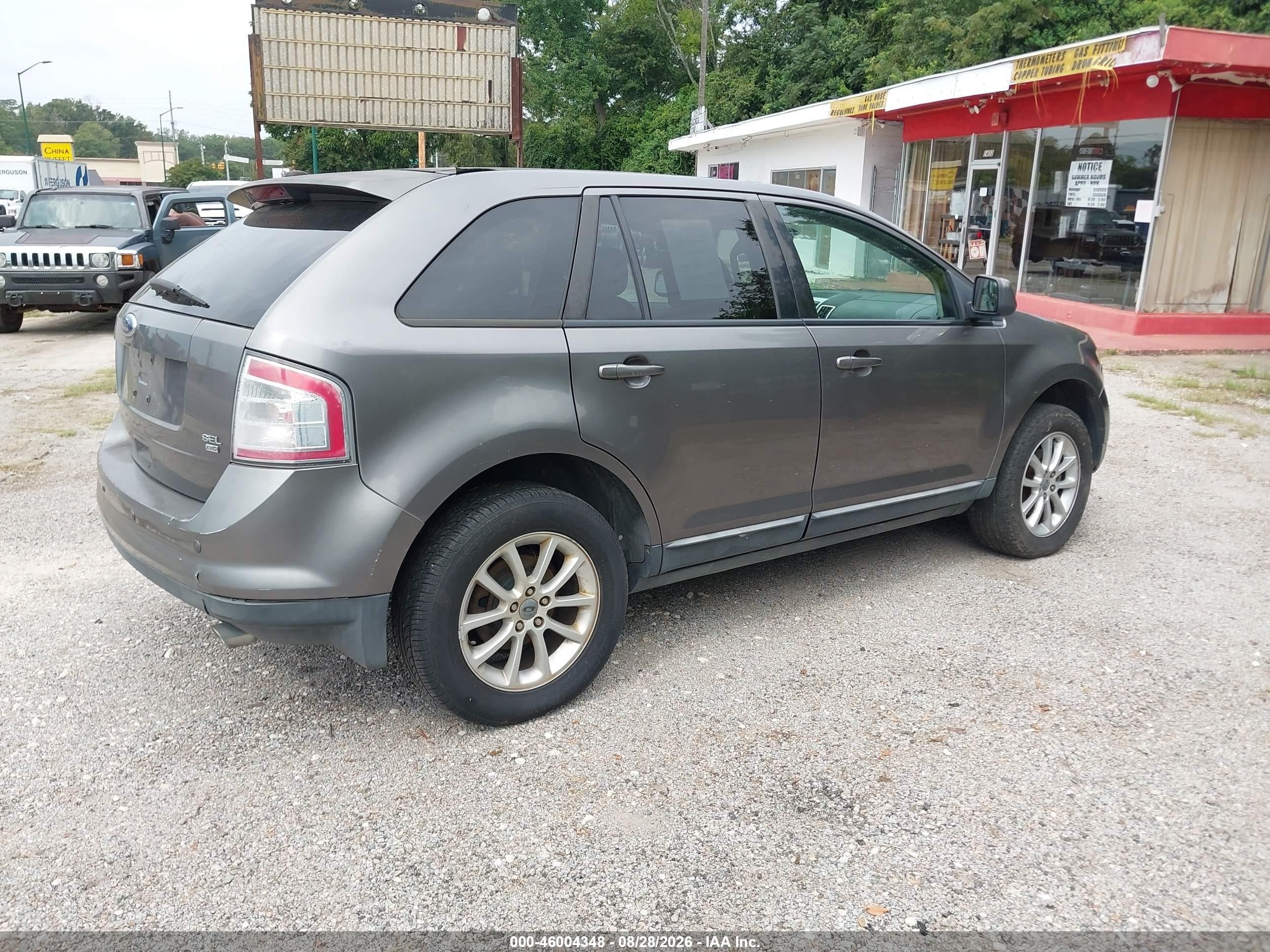 2009 Ford Edge Sel Gray vin: 2FMDK48C79BA70006