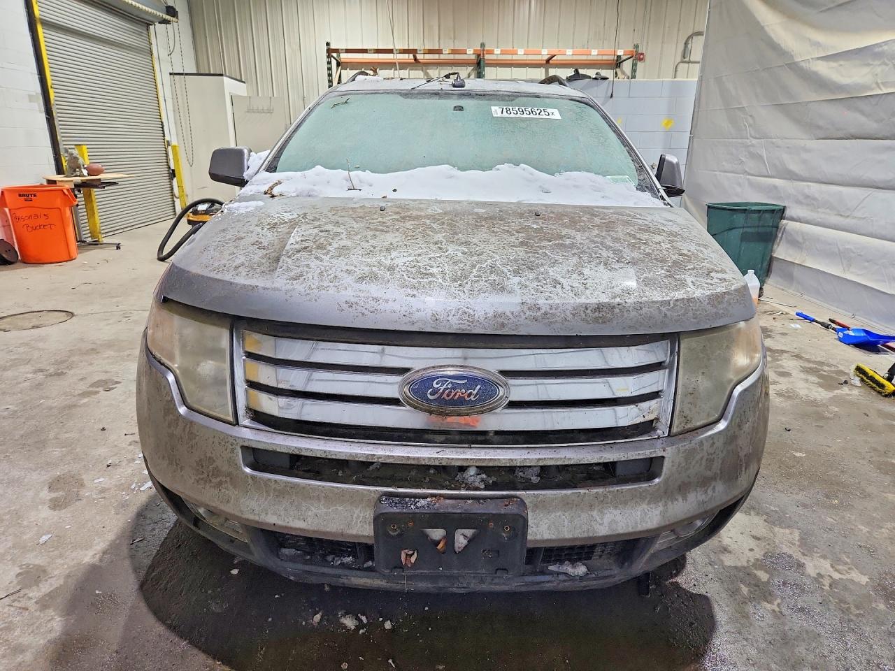2008 Ford Edge Sel Gray vin: 2FMDK48C88BA29267