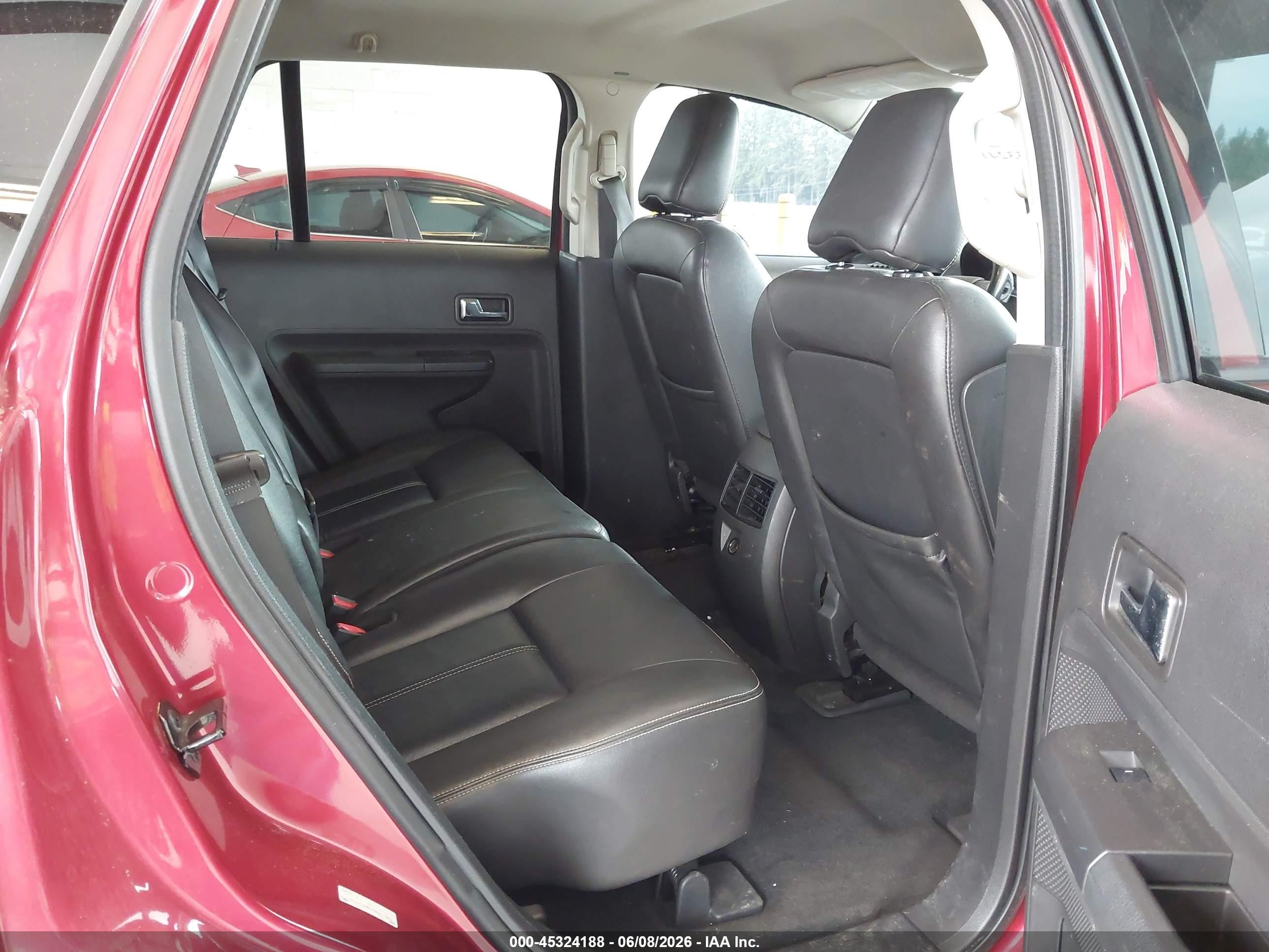 2008 Ford Edge Sel Red vin: 2FMDK48C88BA73981