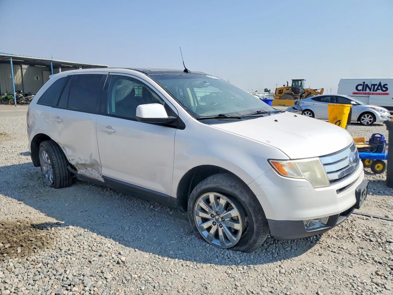 2009 Ford Edge Sel White vin: 2FMDK48C89BA64165