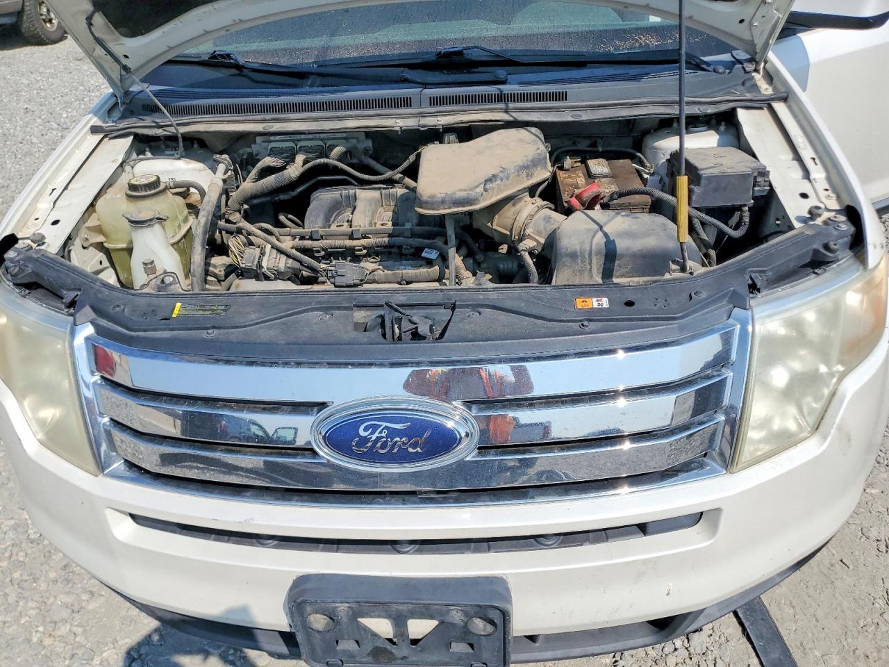 2009 Ford Edge Sel White vin: 2FMDK48C89BA64165