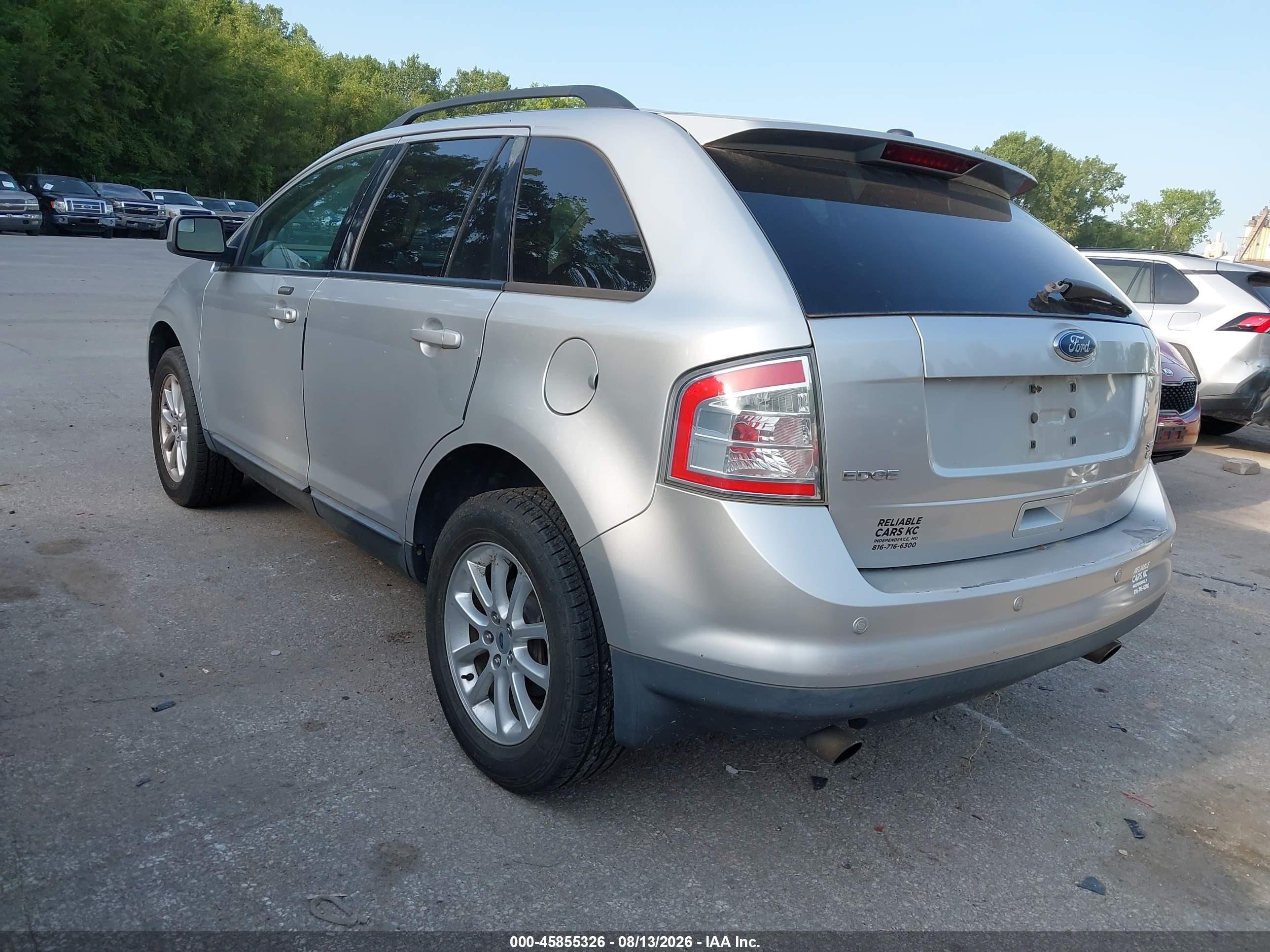2009 Ford Edge Sel Silver vin: 2FMDK48C89BA81564