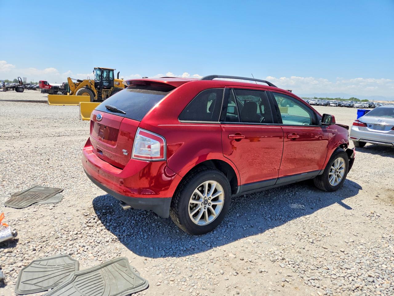 2009 Ford Edge Sel Red vin: 2FMDK48C89BA86540