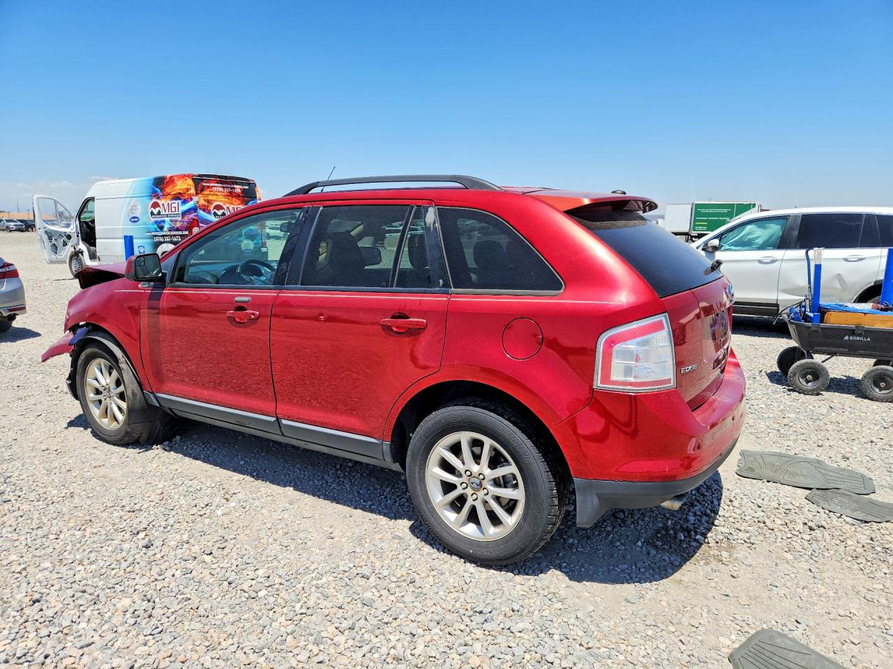 2009 Ford Edge Sel Red vin: 2FMDK48C89BA86540