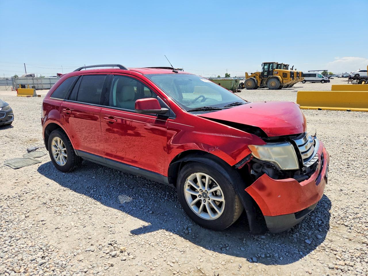2009 Ford Edge Sel Red vin: 2FMDK48C89BA86540