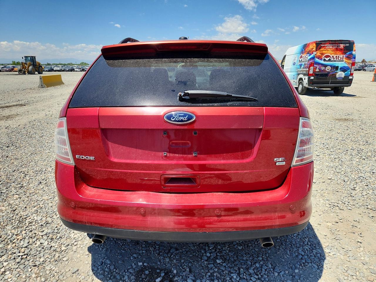 2009 Ford Edge Sel Red vin: 2FMDK48C89BA86540