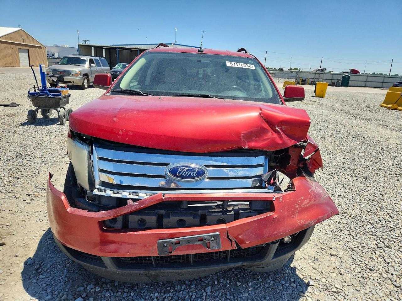 2009 Ford Edge Sel Red vin: 2FMDK48C89BA86540