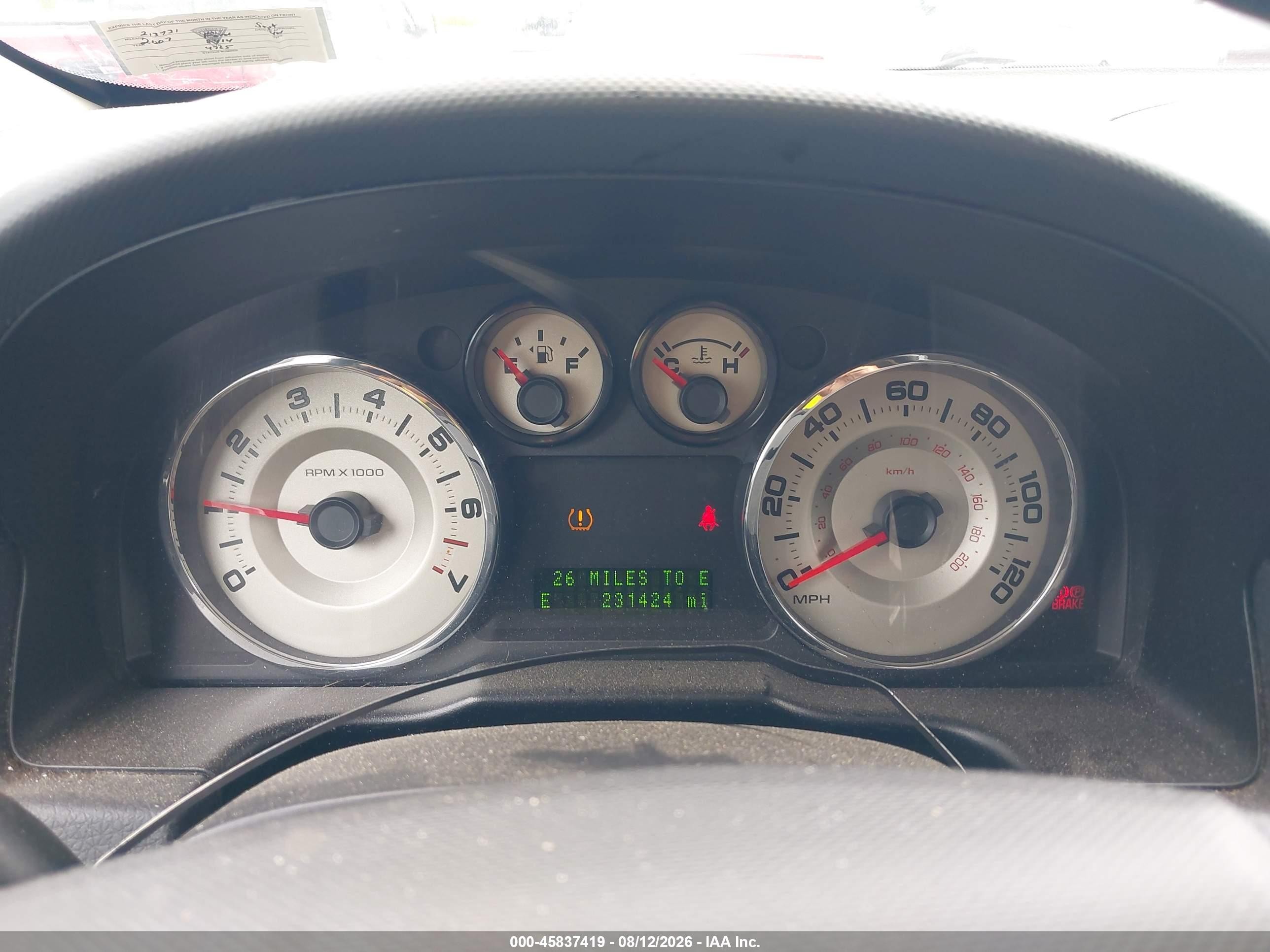 2007 Ford Edge Sel White vin: 2FMDK48C97BA38414