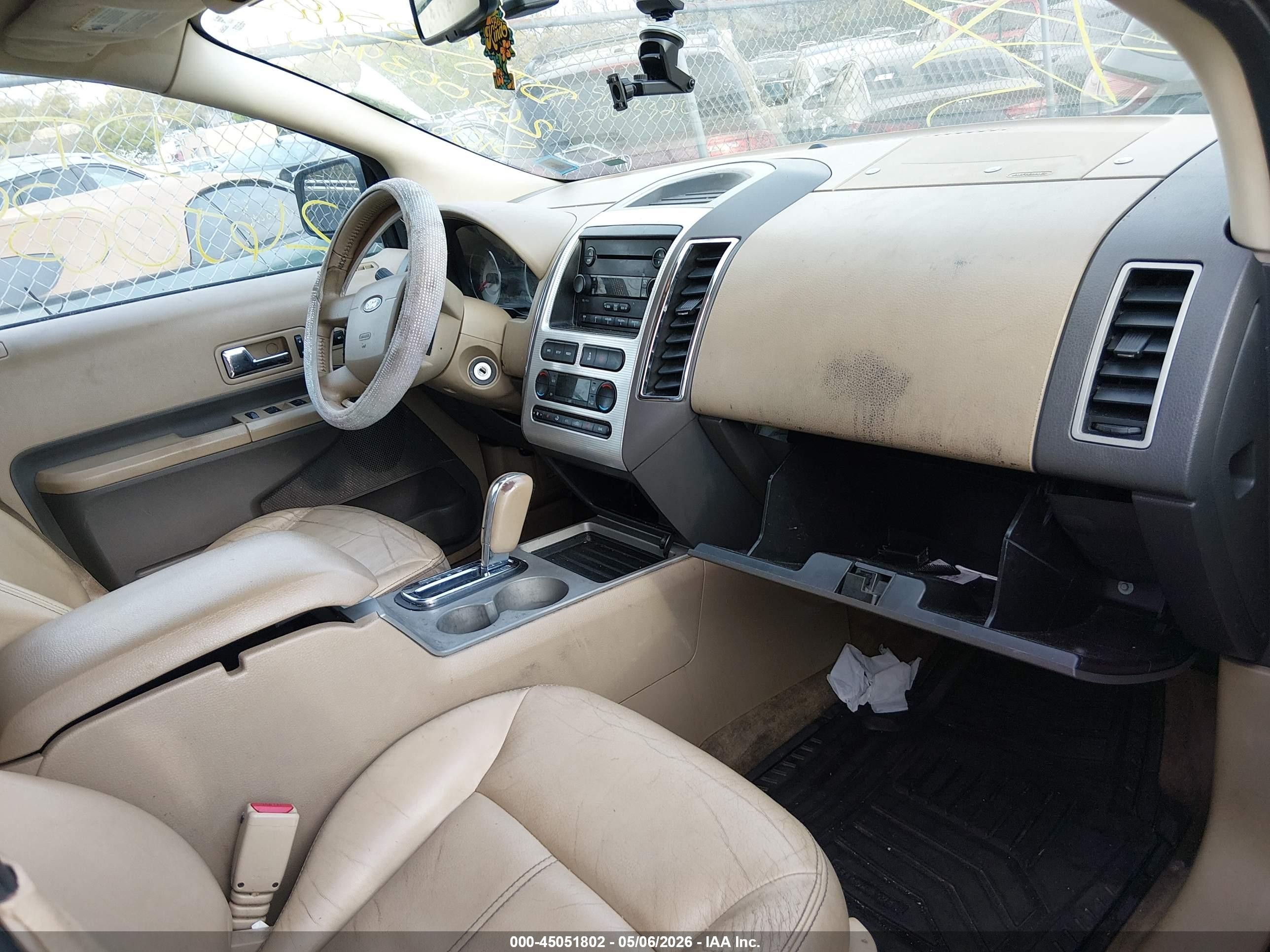 2007 Ford Edge Sel White vin: 2FMDK48C97BB62053