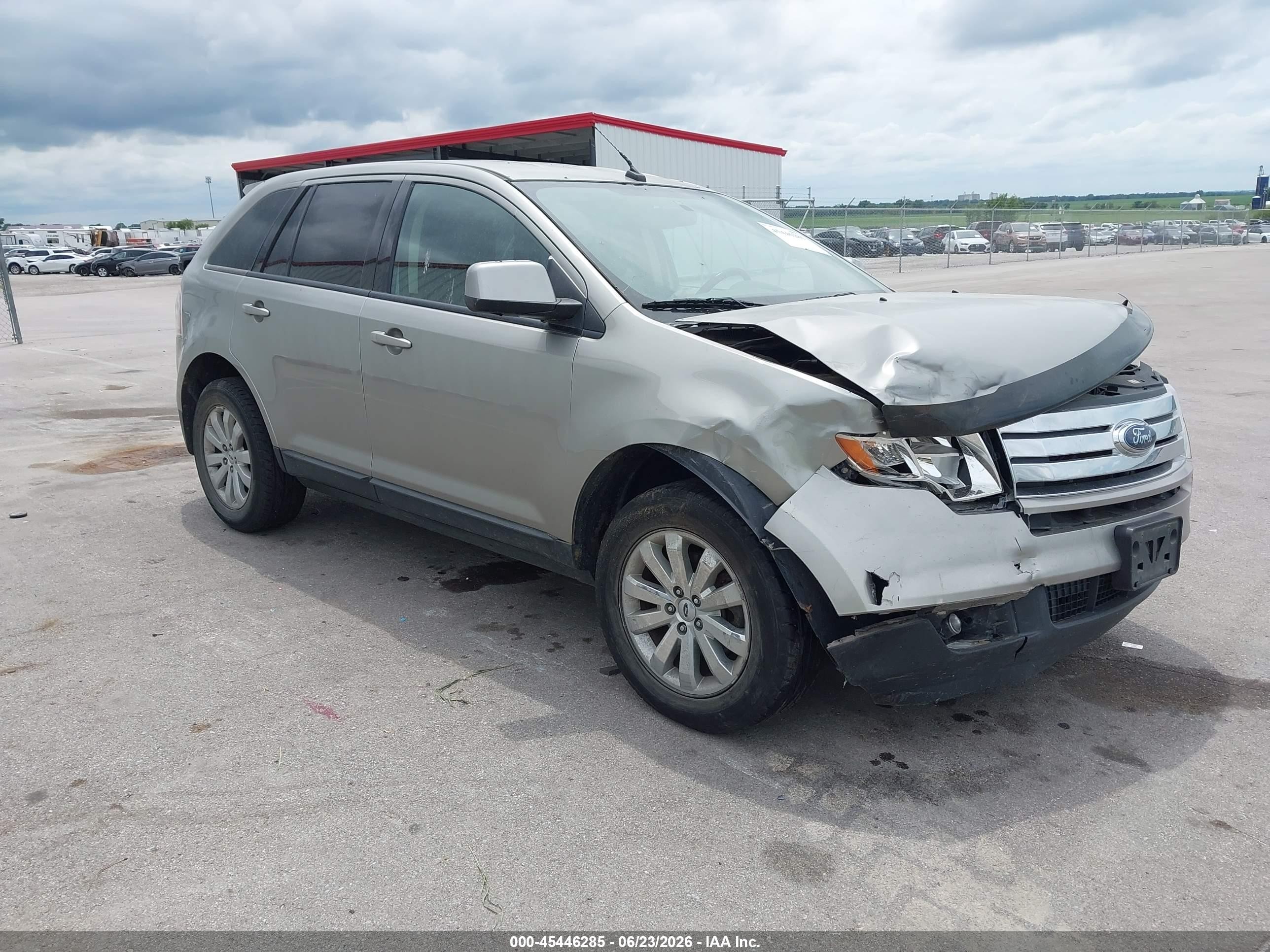 2008 Ford Edge Sel Gray vin: 2FMDK48C98BA13031