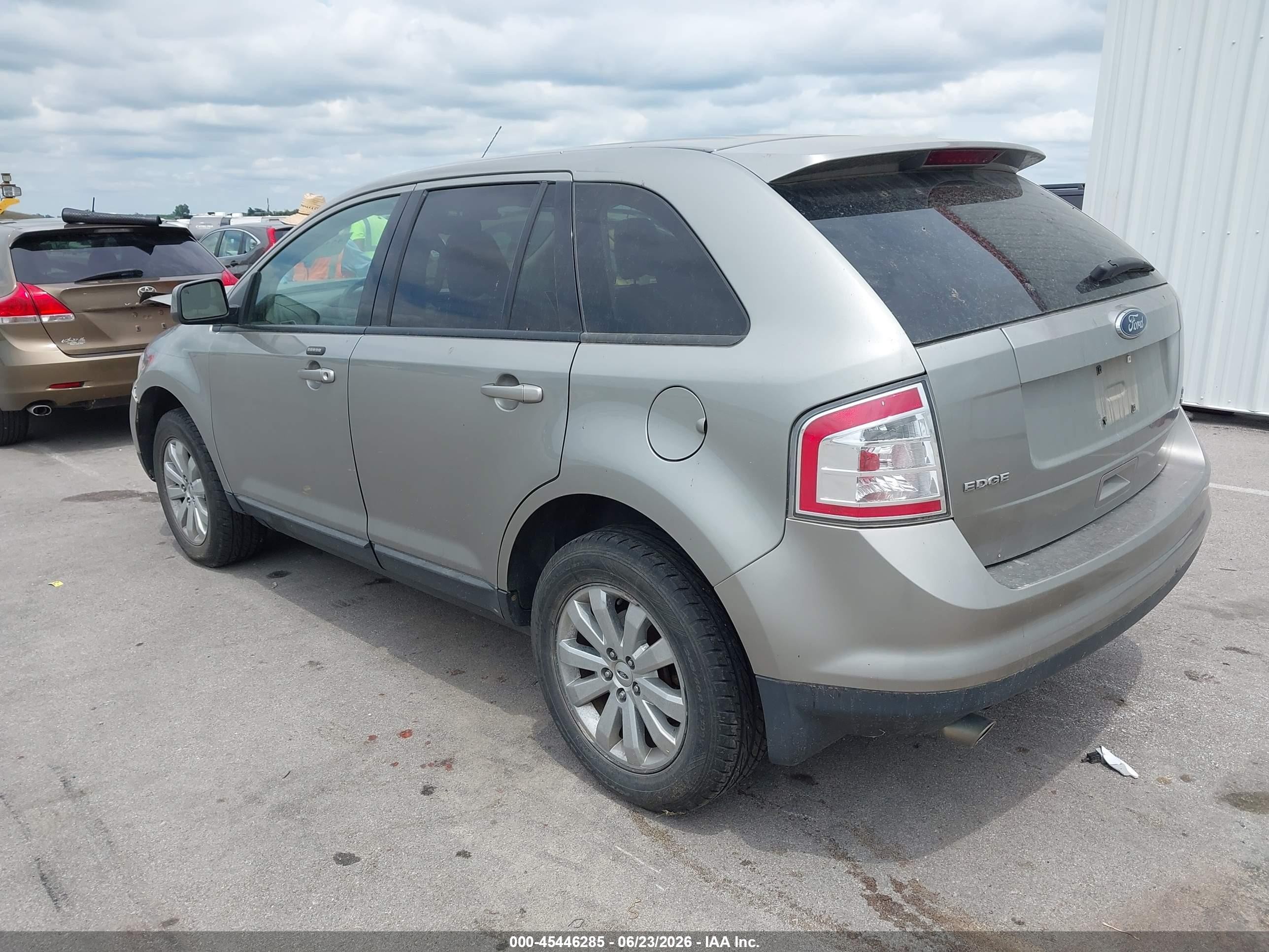 2008 Ford Edge Sel Gray vin: 2FMDK48C98BA13031