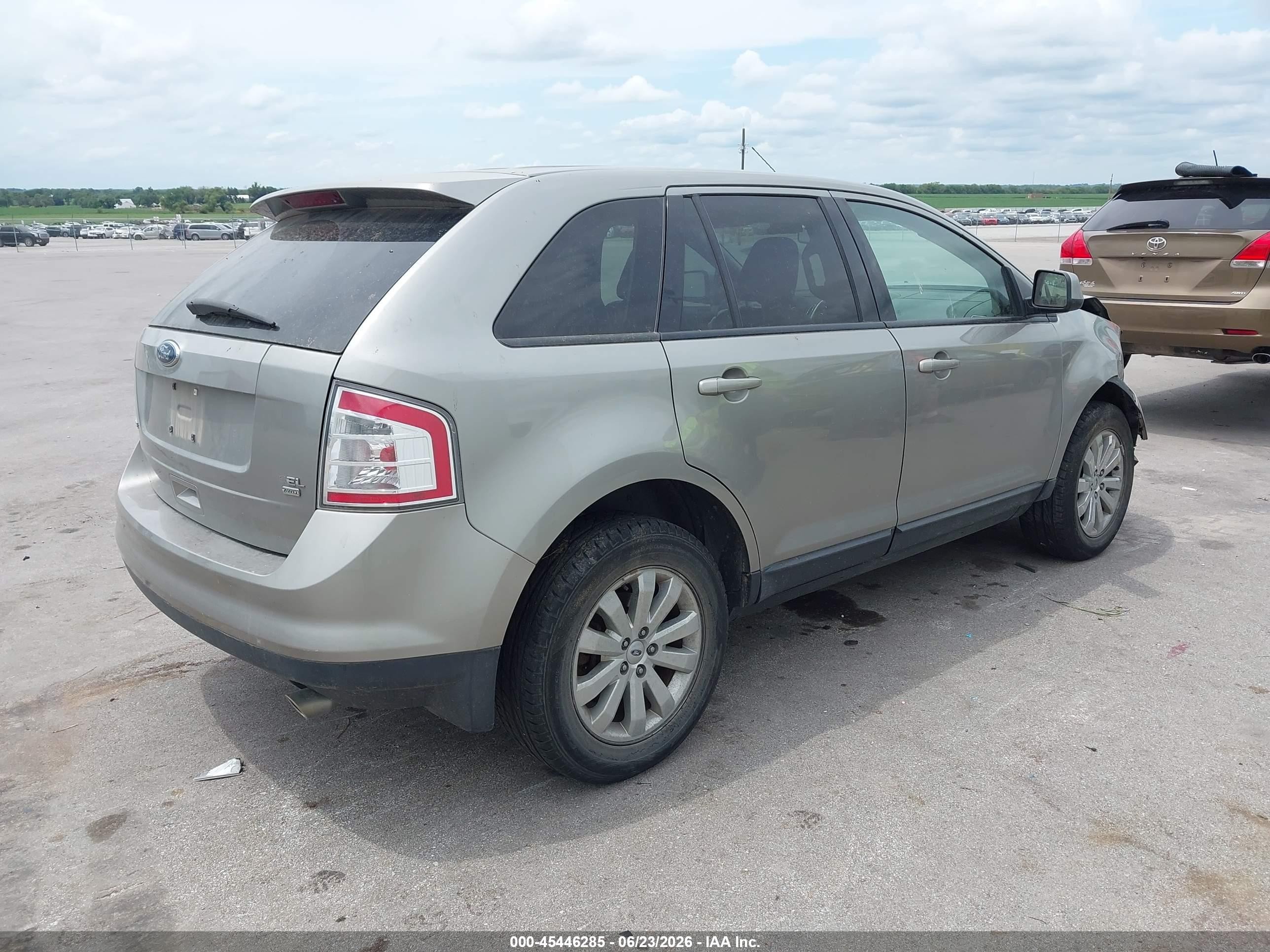 2008 Ford Edge Sel Gray vin: 2FMDK48C98BA13031