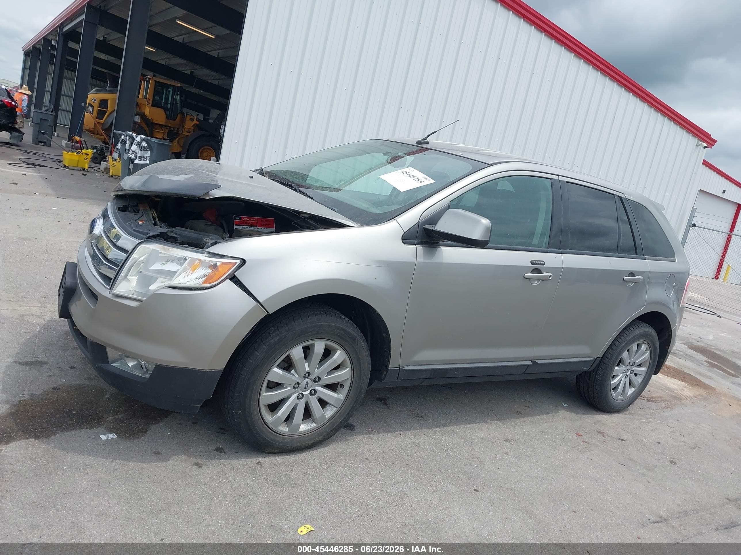 2008 Ford Edge Sel Gray vin: 2FMDK48C98BA13031