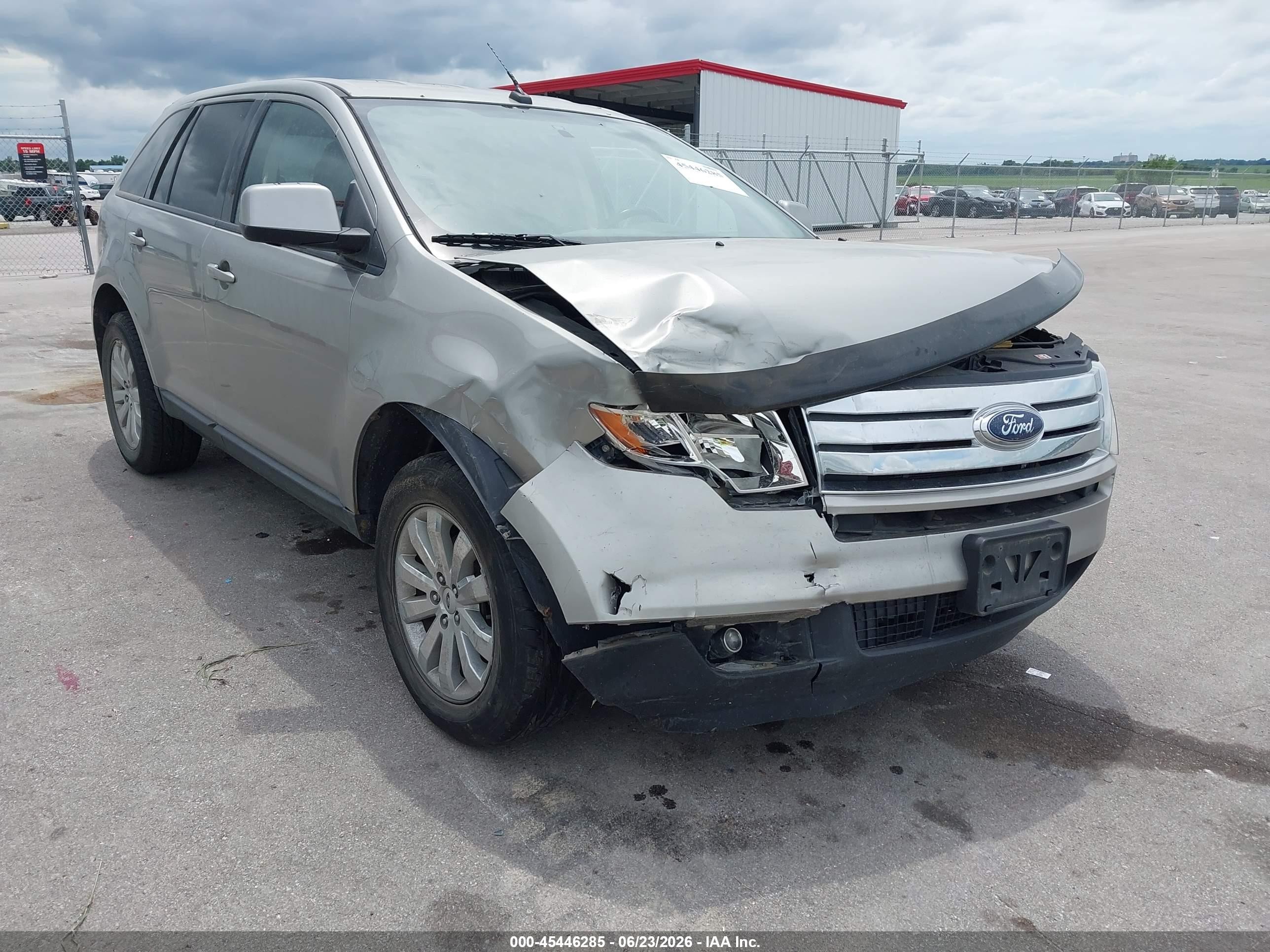 2008 Ford Edge Sel Gray vin: 2FMDK48C98BA13031