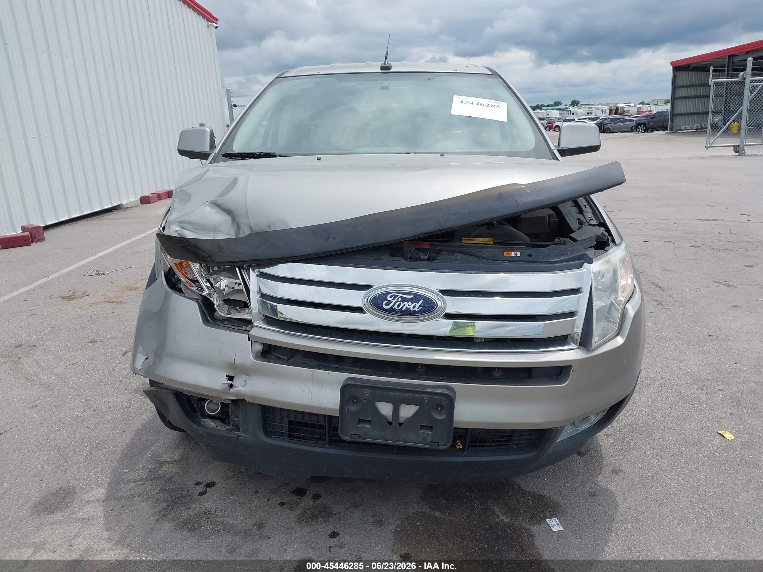 2008 Ford Edge Sel Gray vin: 2FMDK48C98BA13031