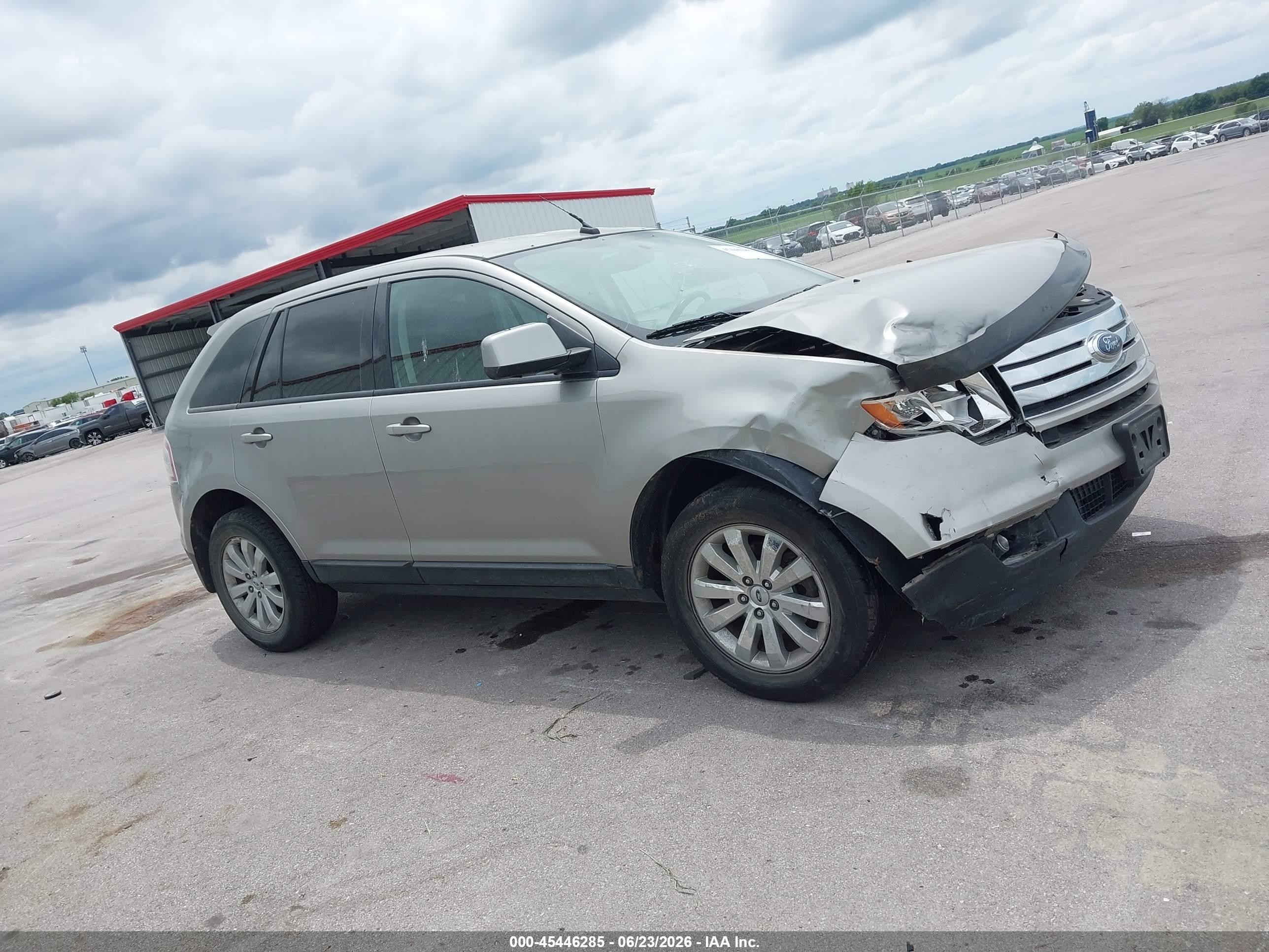 2008 Ford Edge Sel Gray vin: 2FMDK48C98BA13031