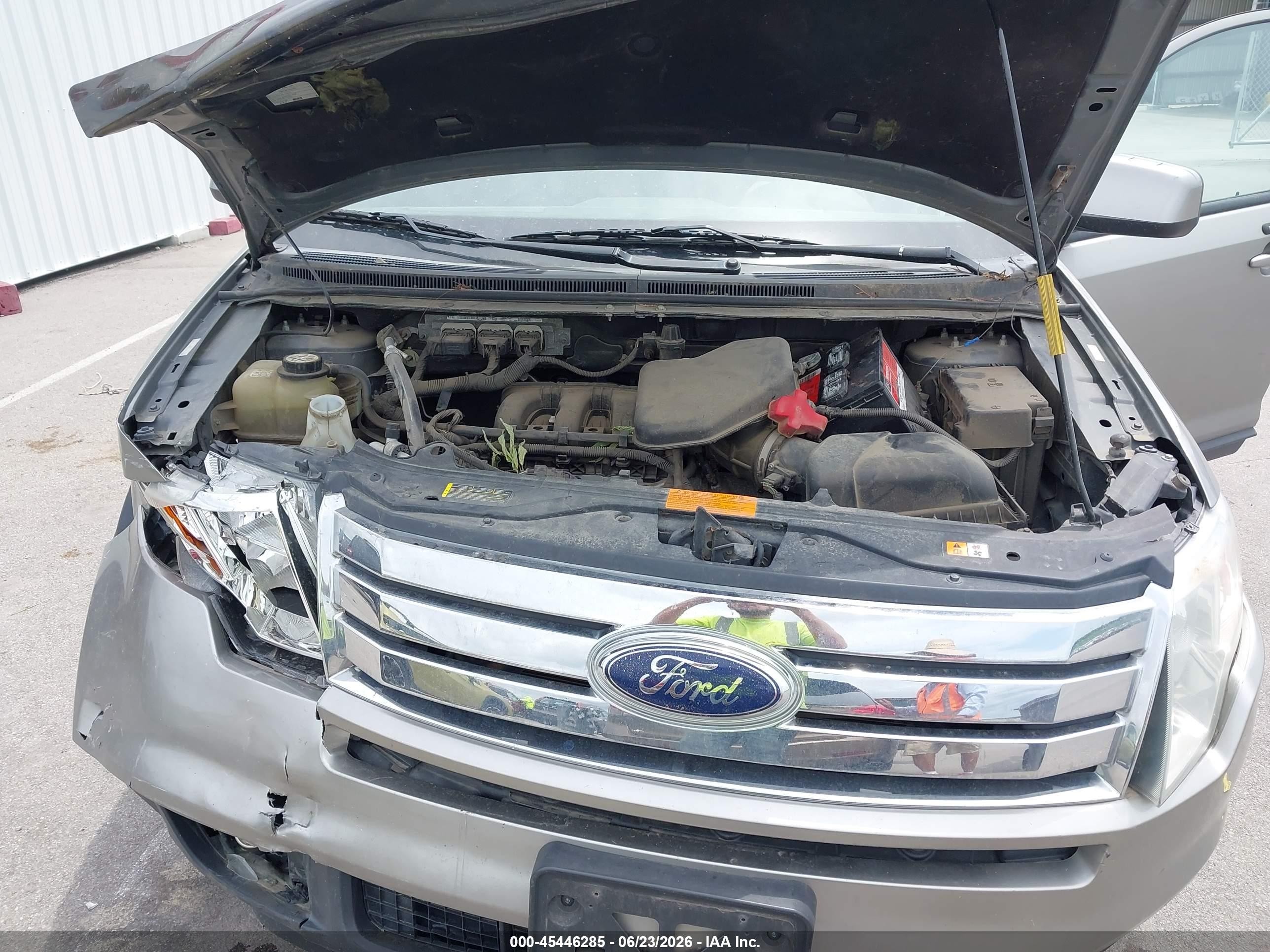 2008 Ford Edge Sel Gray vin: 2FMDK48C98BA13031