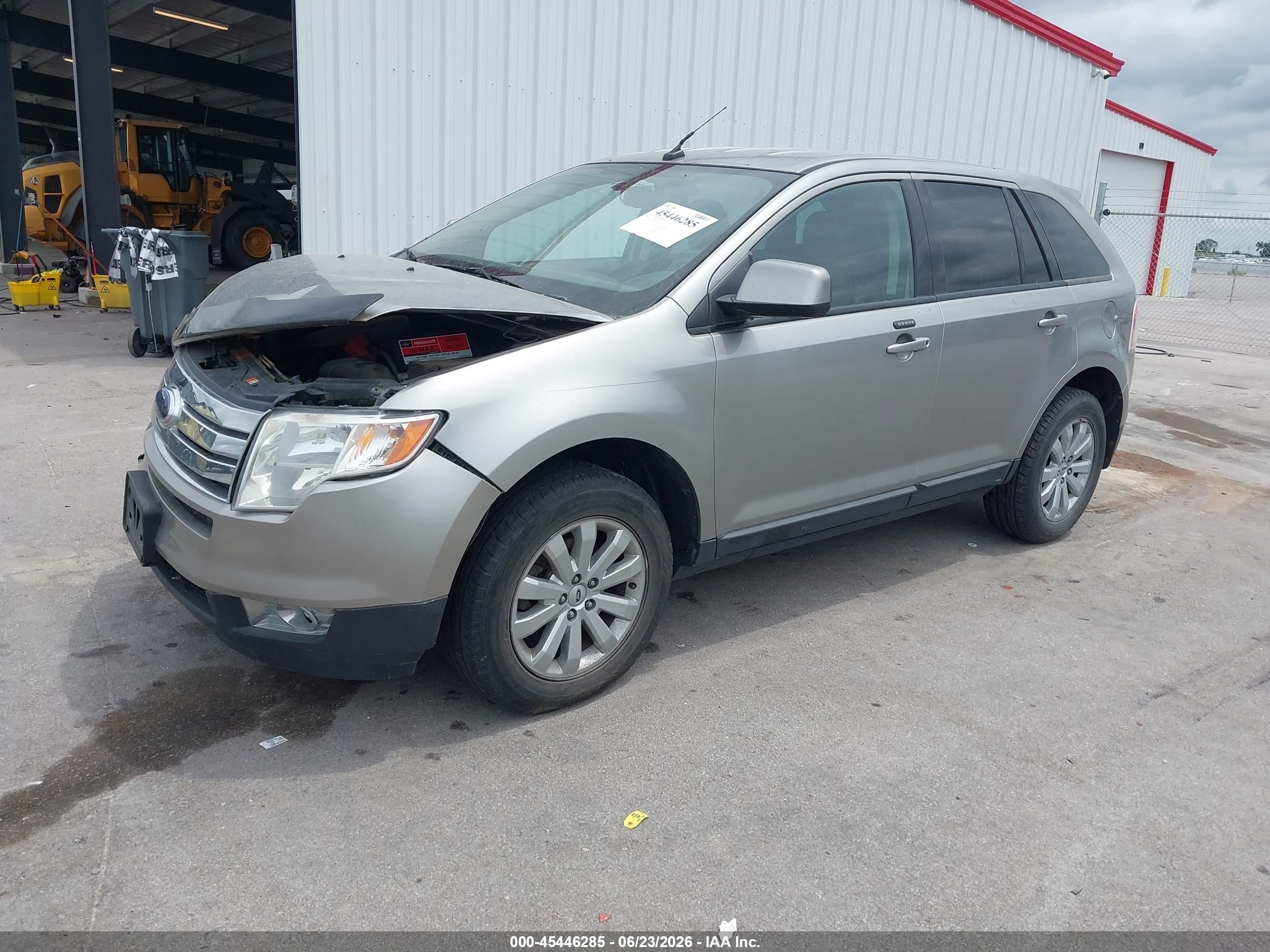 2008 Ford Edge Sel Gray vin: 2FMDK48C98BA13031