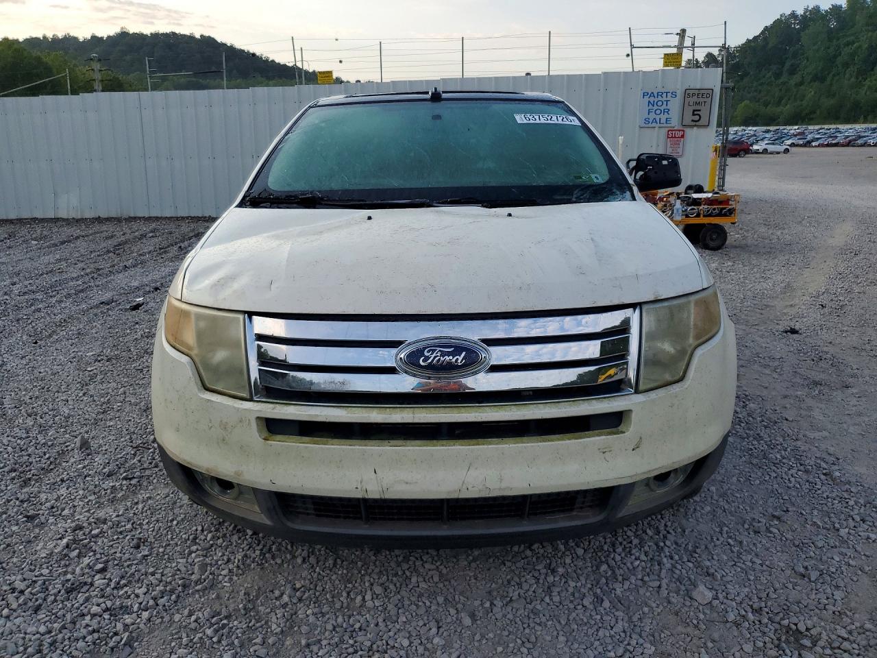 2008 Ford Edge Sel White vin: 2FMDK48C98BA23607