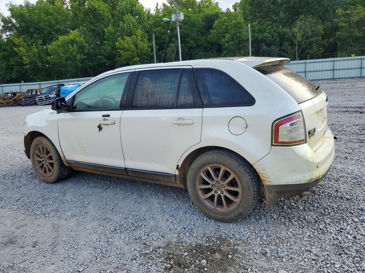2008 Ford Edge Sel White vin: 2FMDK48C98BA23607
