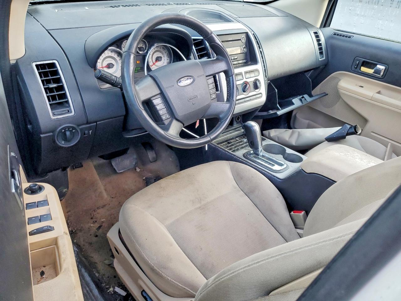 2008 Ford Edge Sel White vin: 2FMDK48C98BA23607